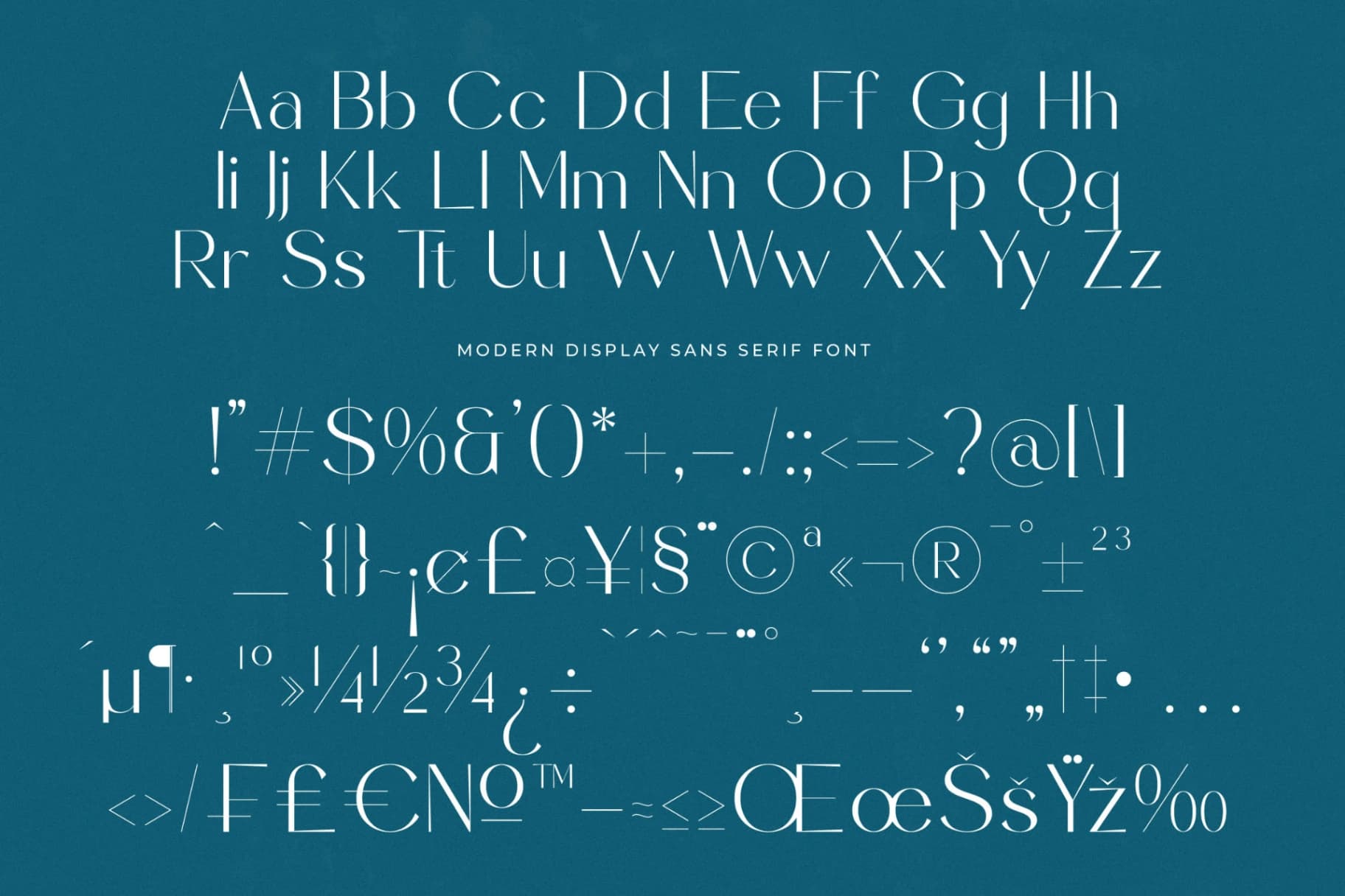 Preview 19 for Sunveil Orange - Modern Display Sans Serif Font