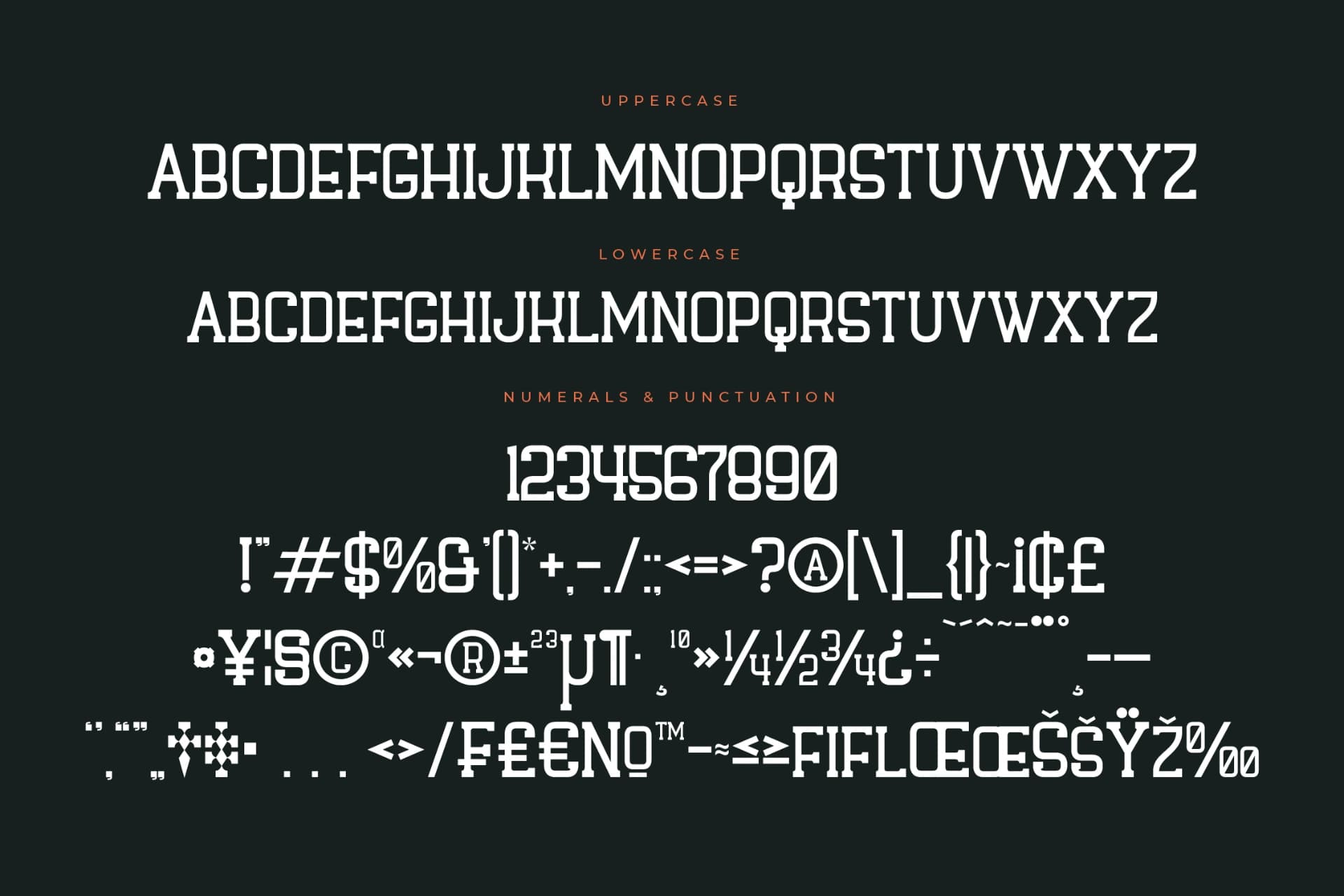 Preview 13 for Hagofen – Display Slab Serif