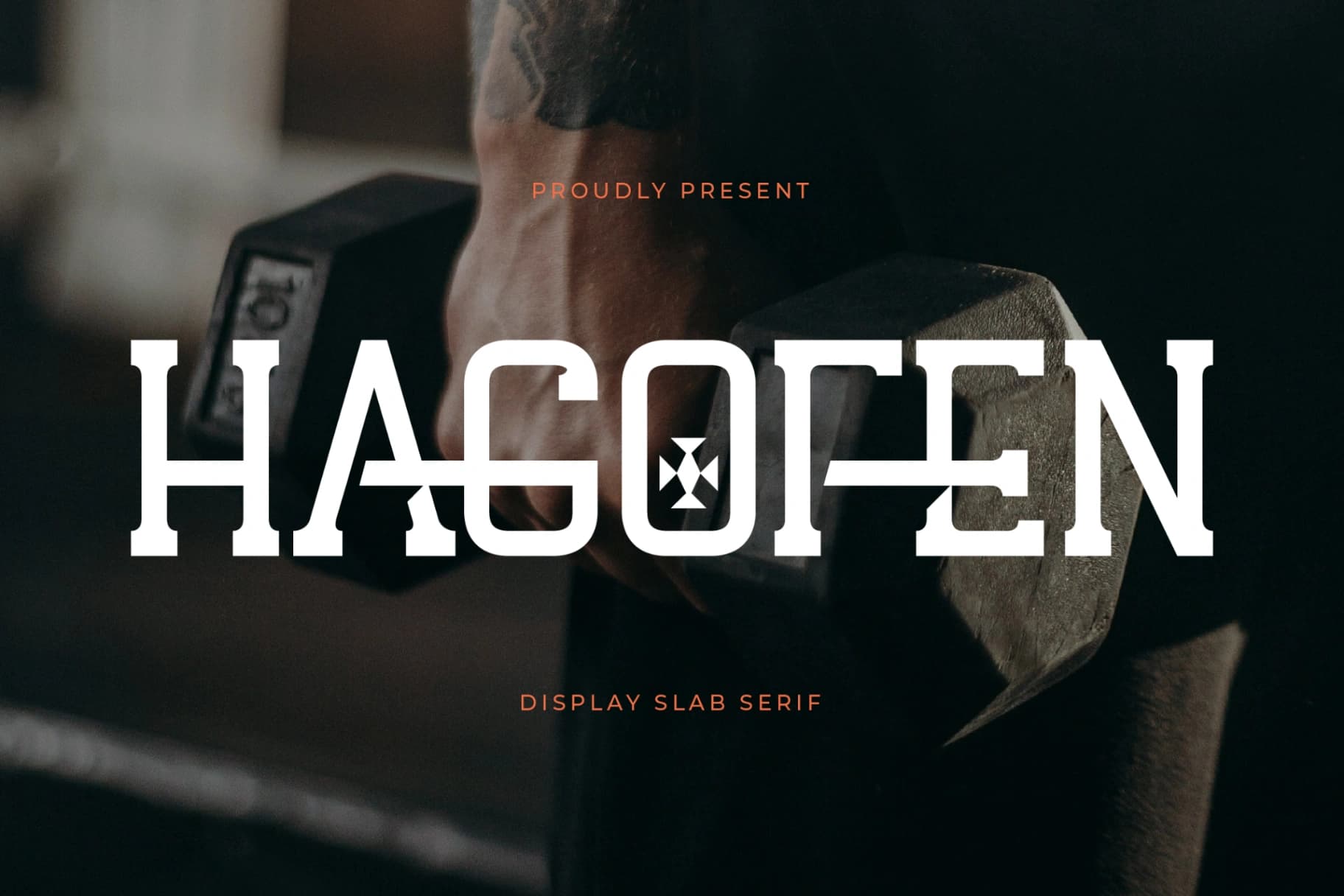 Preview of Hagofen – Display Slab Serif font