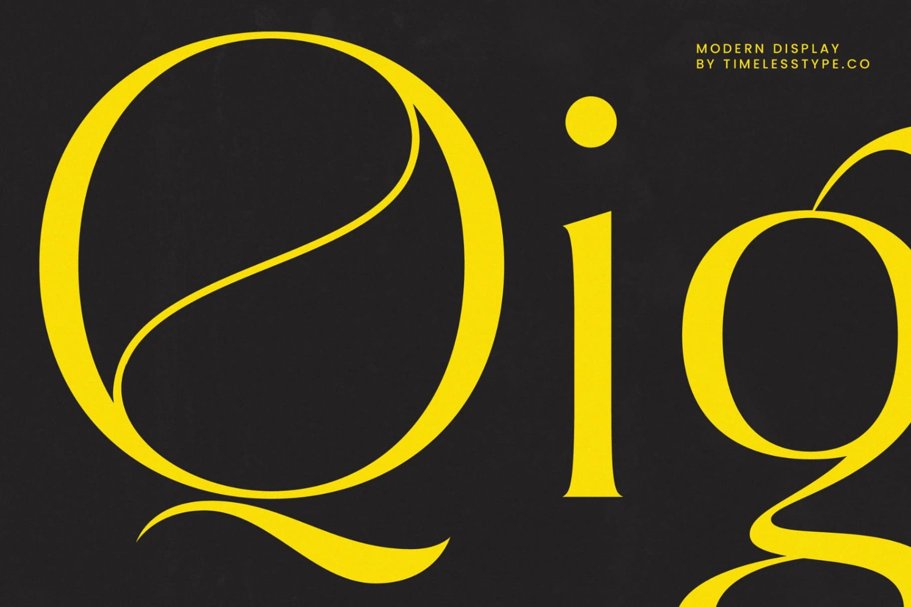 Preview 14 for Qignals - Modern Serif Font