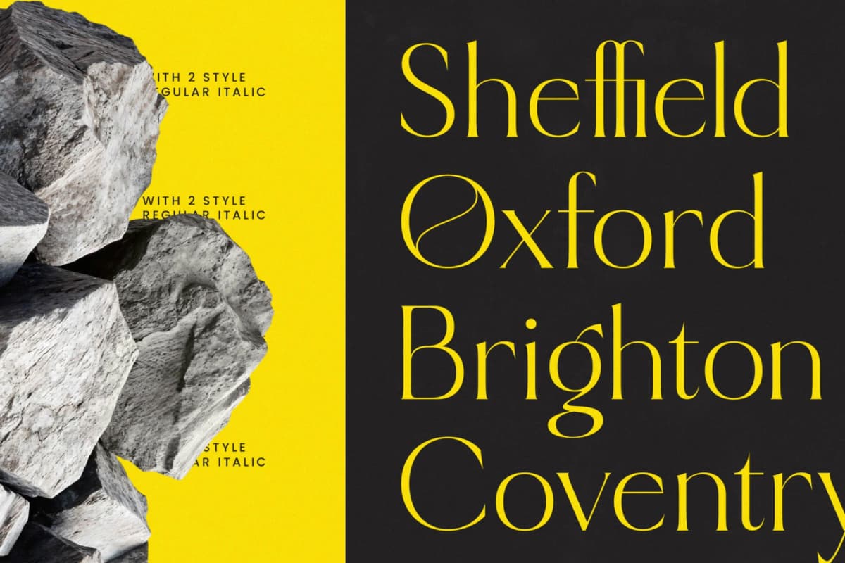 Qignals - Modern Serif Font font preview 7