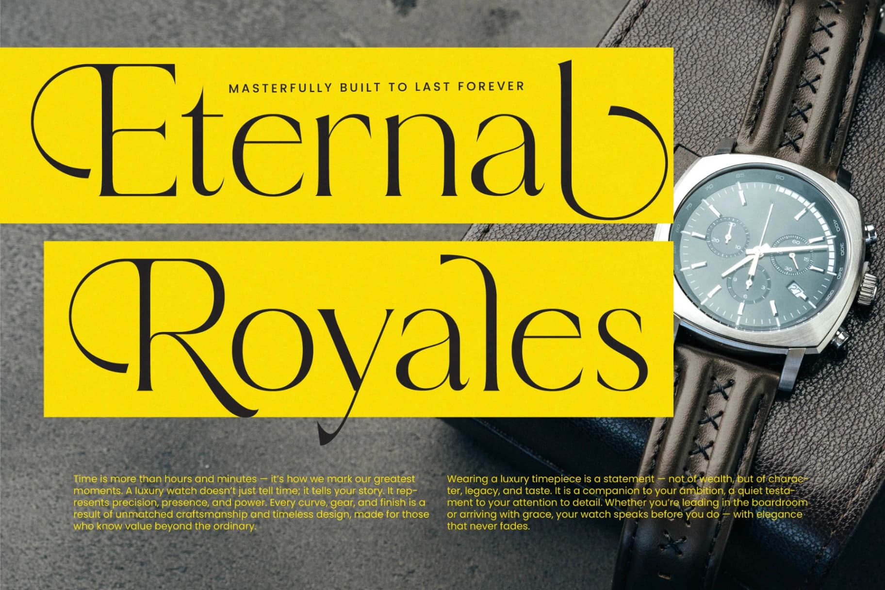 Preview 10 for Qignals - Modern Serif Font