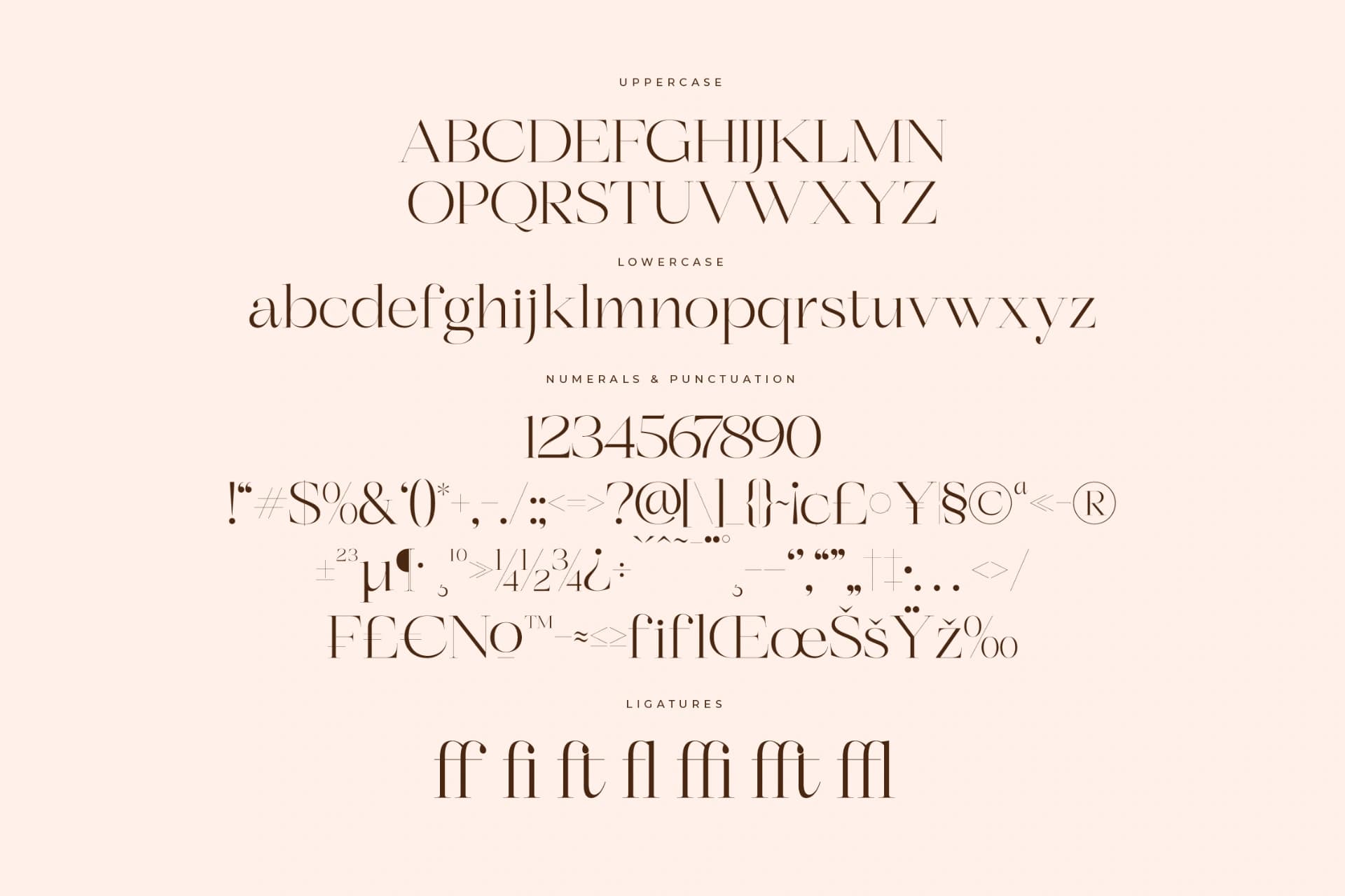 Preview 13 for Berloja Satfline – Modern Serif Font