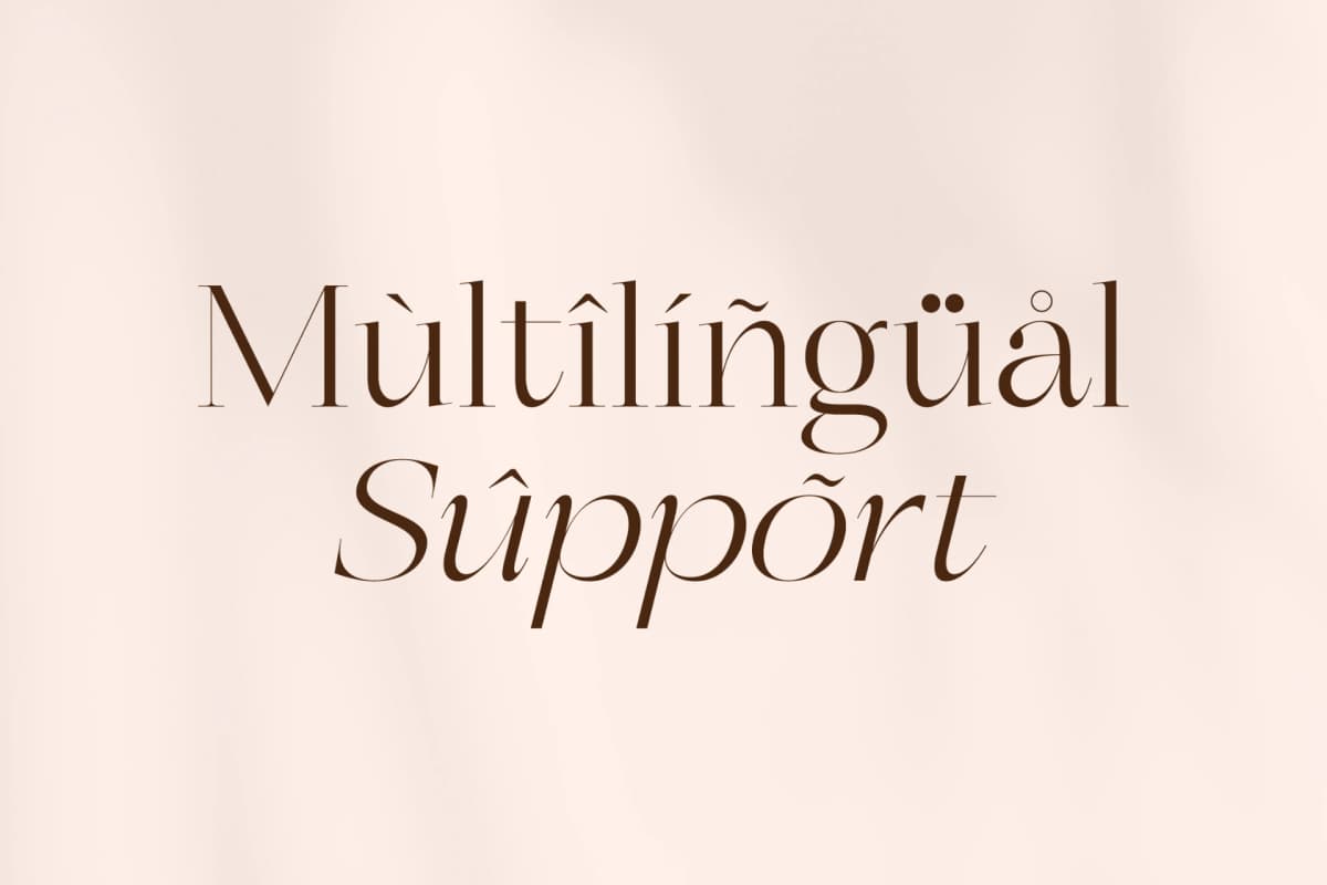 Berloja Satfline – Modern Serif Font font preview 12