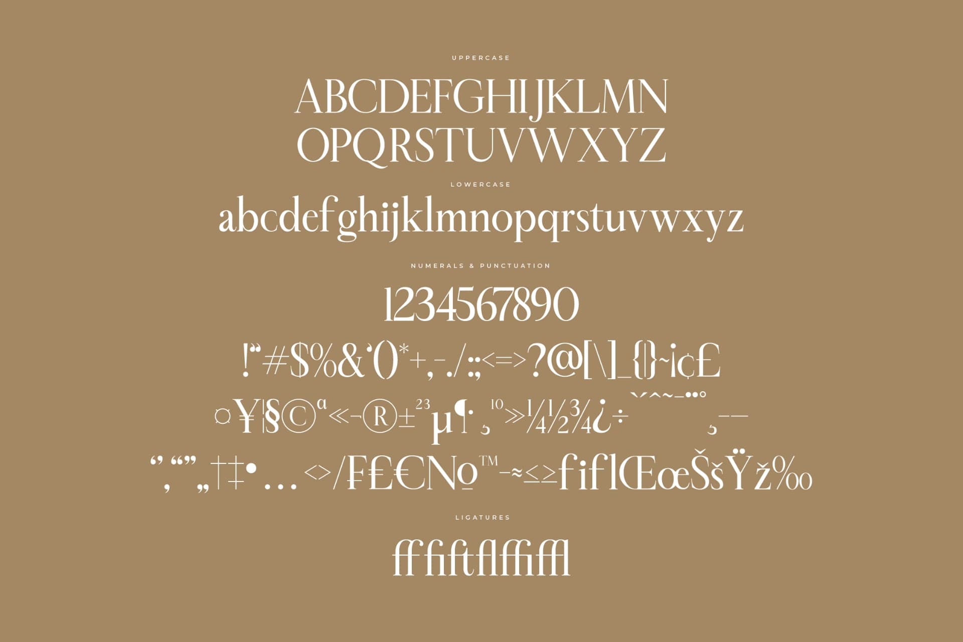 Preview 13 for Sheftira - Modern Serif Font
