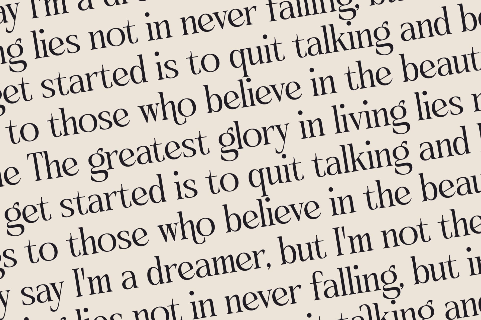 Preview 17 for Qinfolk - Elegant Serif Font
