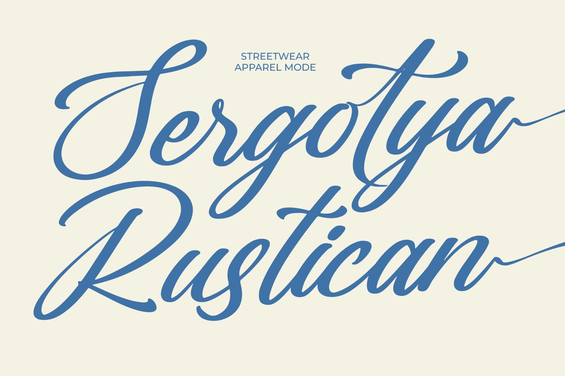 Preview 7 for Gartenya Calligraph - Modern Calligraphy Font