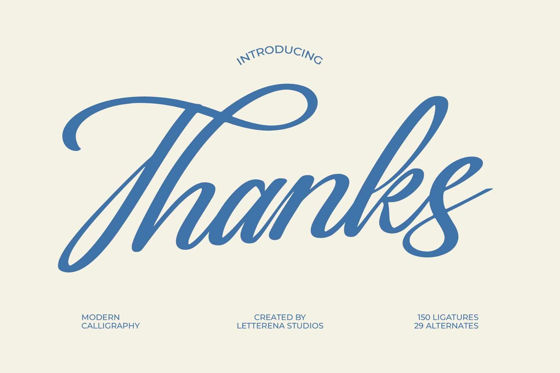 Preview 20 for Gartenya Calligraph - Modern Calligraphy Font