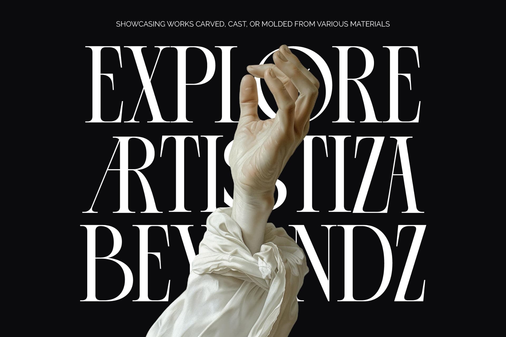 Preview 2 for Arganica Brannds - Stylish Display Serif Font
