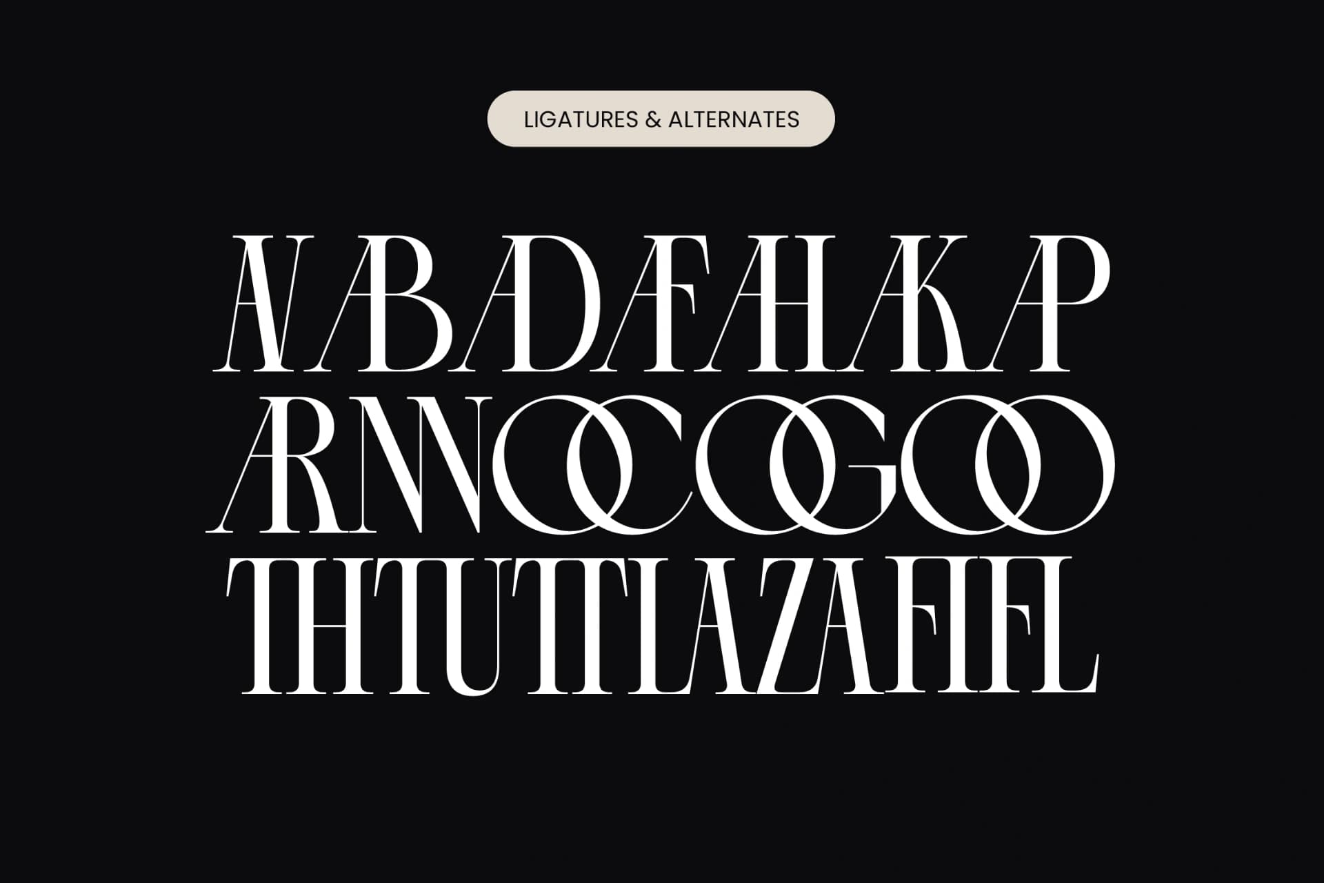 Preview 18 for Arganica Brannds - Stylish Display Serif Font