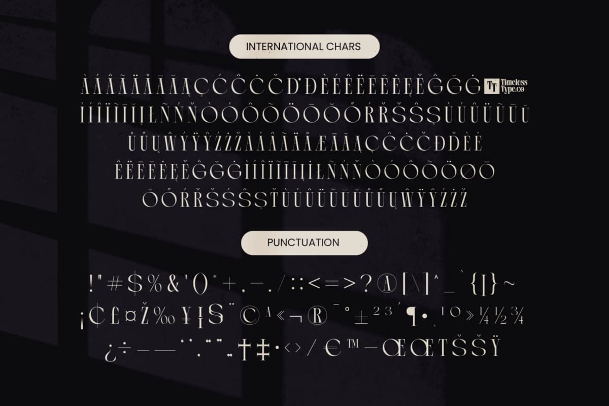 Arganica Brannds - Stylish Display Serif Font font preview 19