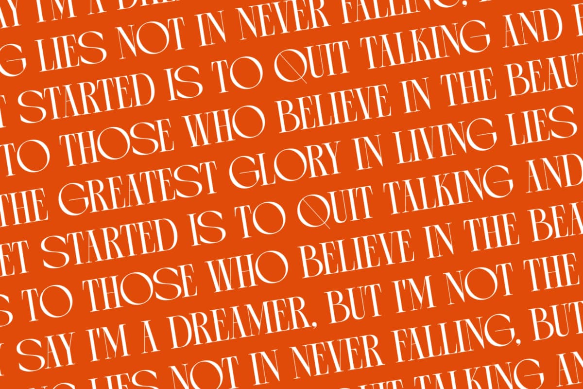 Arganica Brannds - Stylish Display Serif Font font preview 17