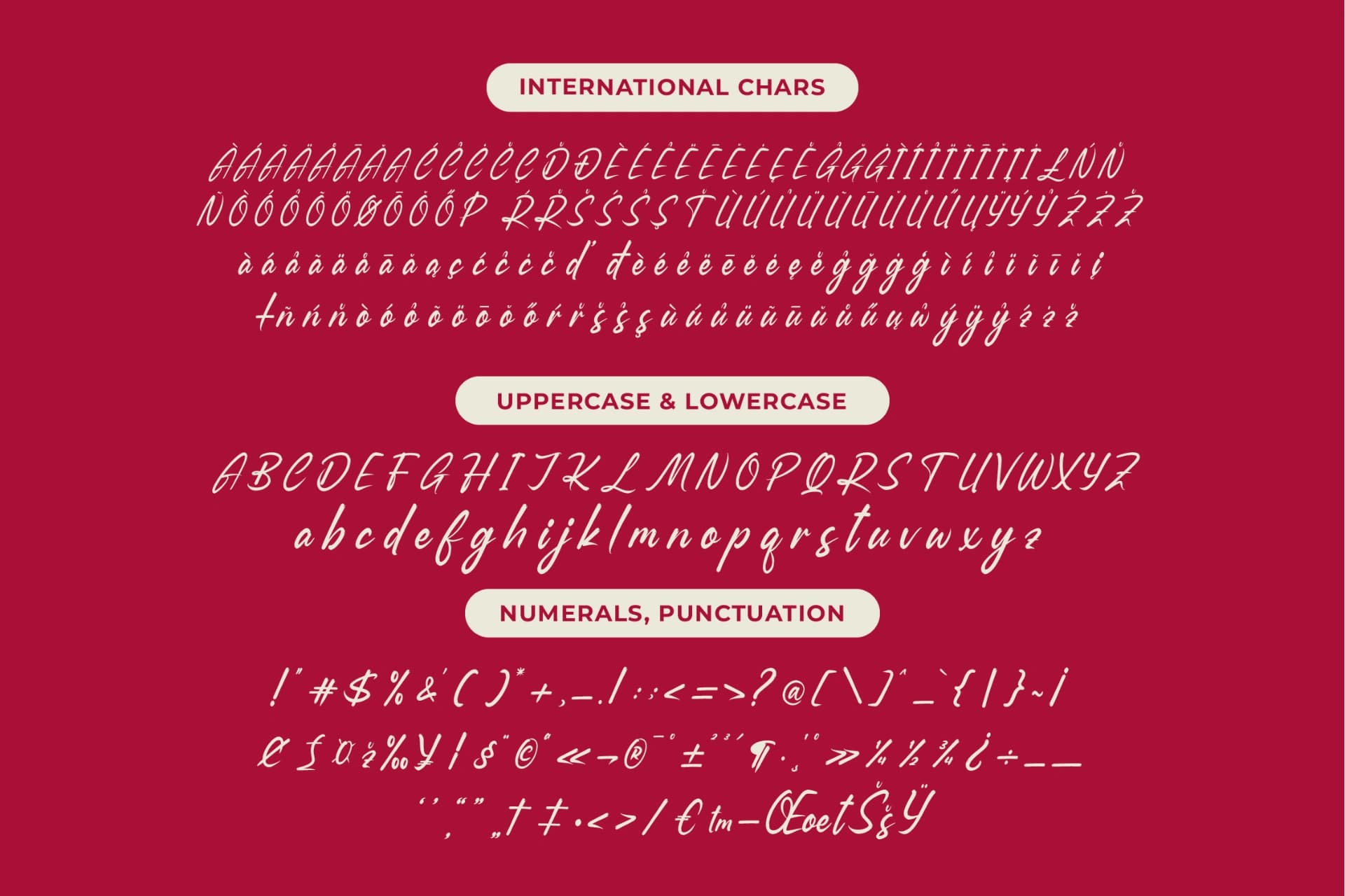 Preview 18 for Smoothy Routines - Modern Brush Font