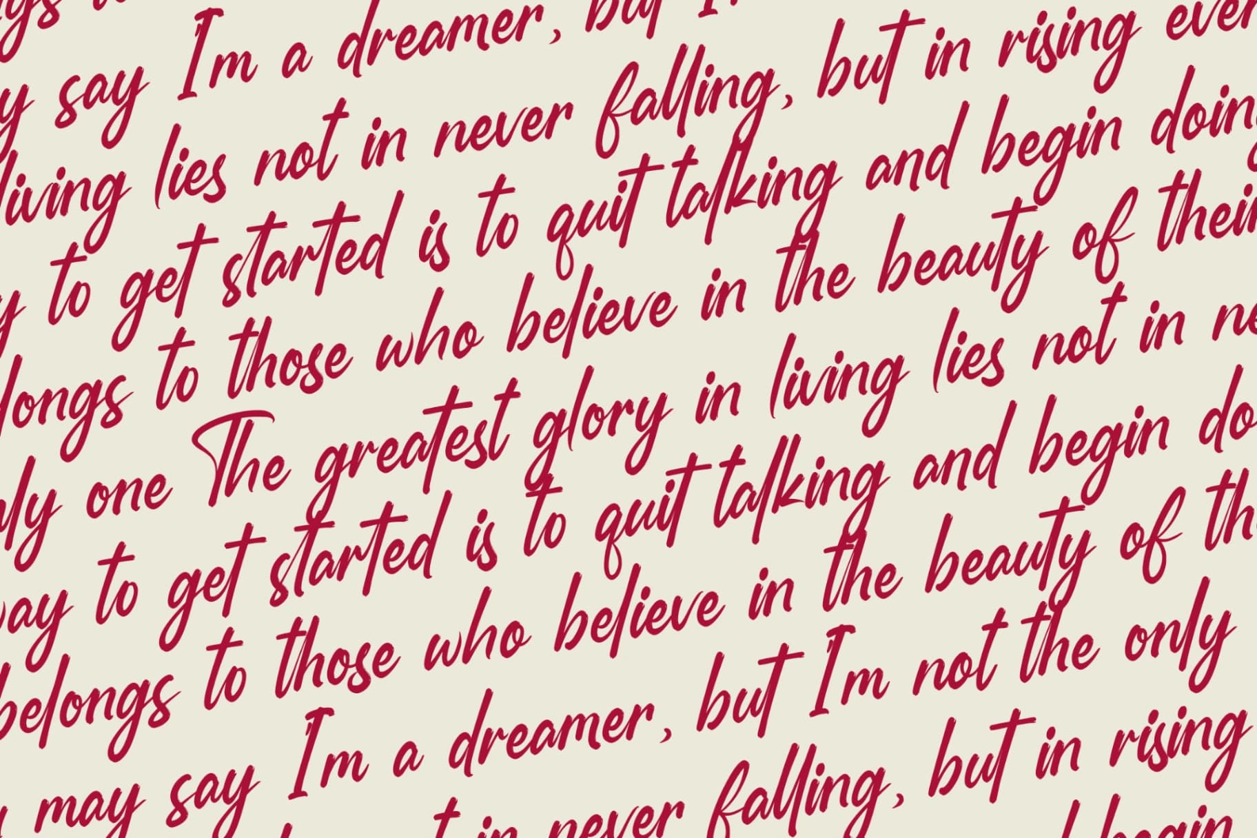 Preview 17 for Smoothy Routines - Modern Brush Font