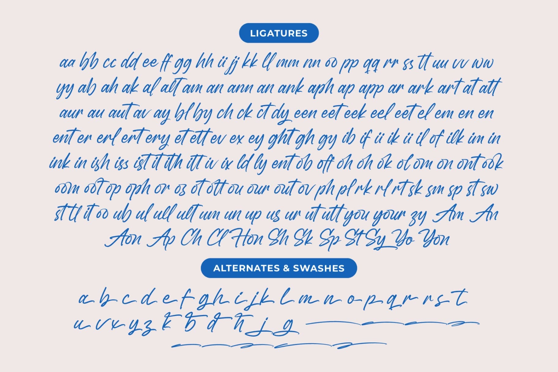 Preview 19 for Bostony Kintens – Bold Brush Font