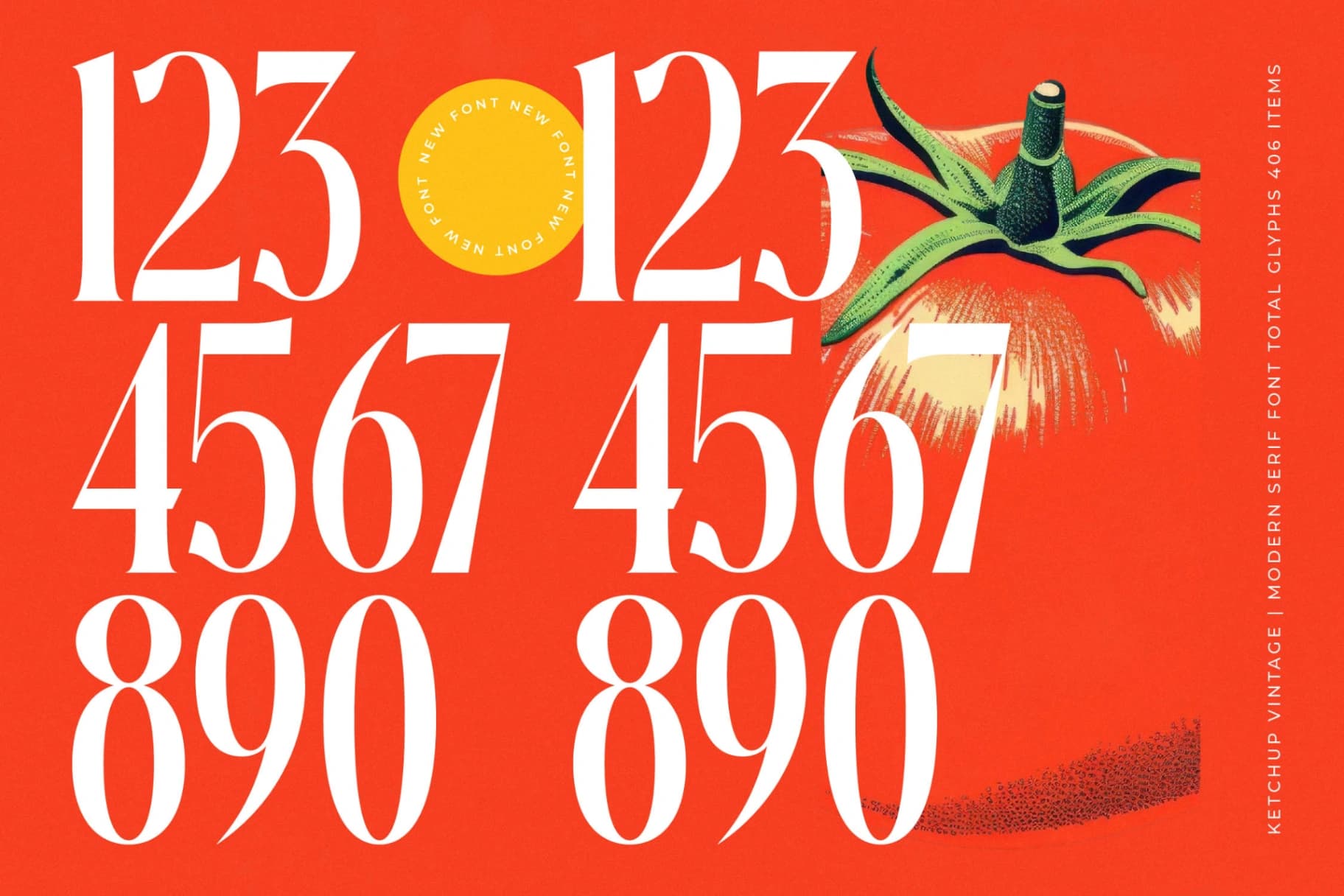 Preview 13 for Ketchup Vintage - Modern Serif Font