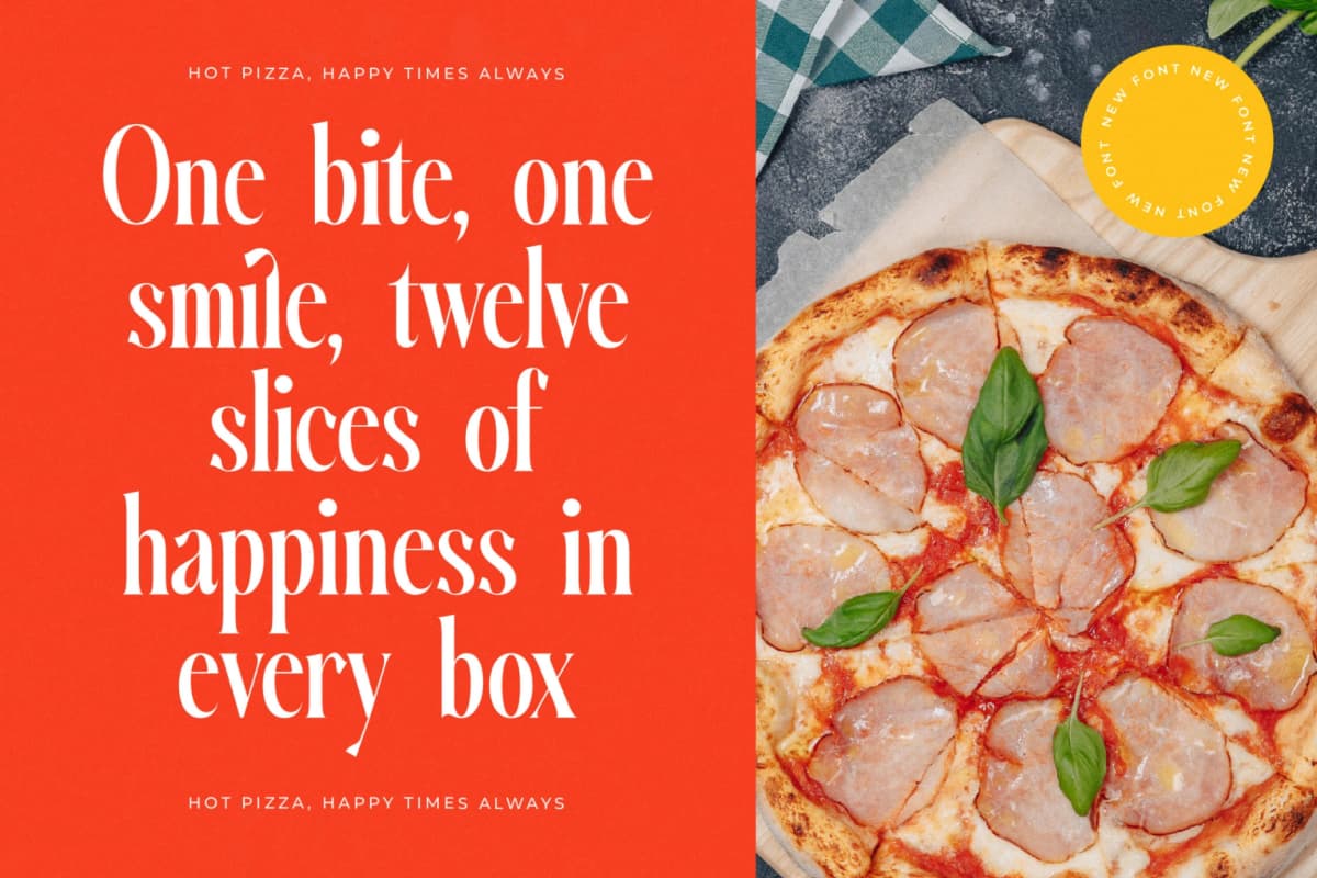 Ketchup Vintage - Modern Serif Font font preview 10