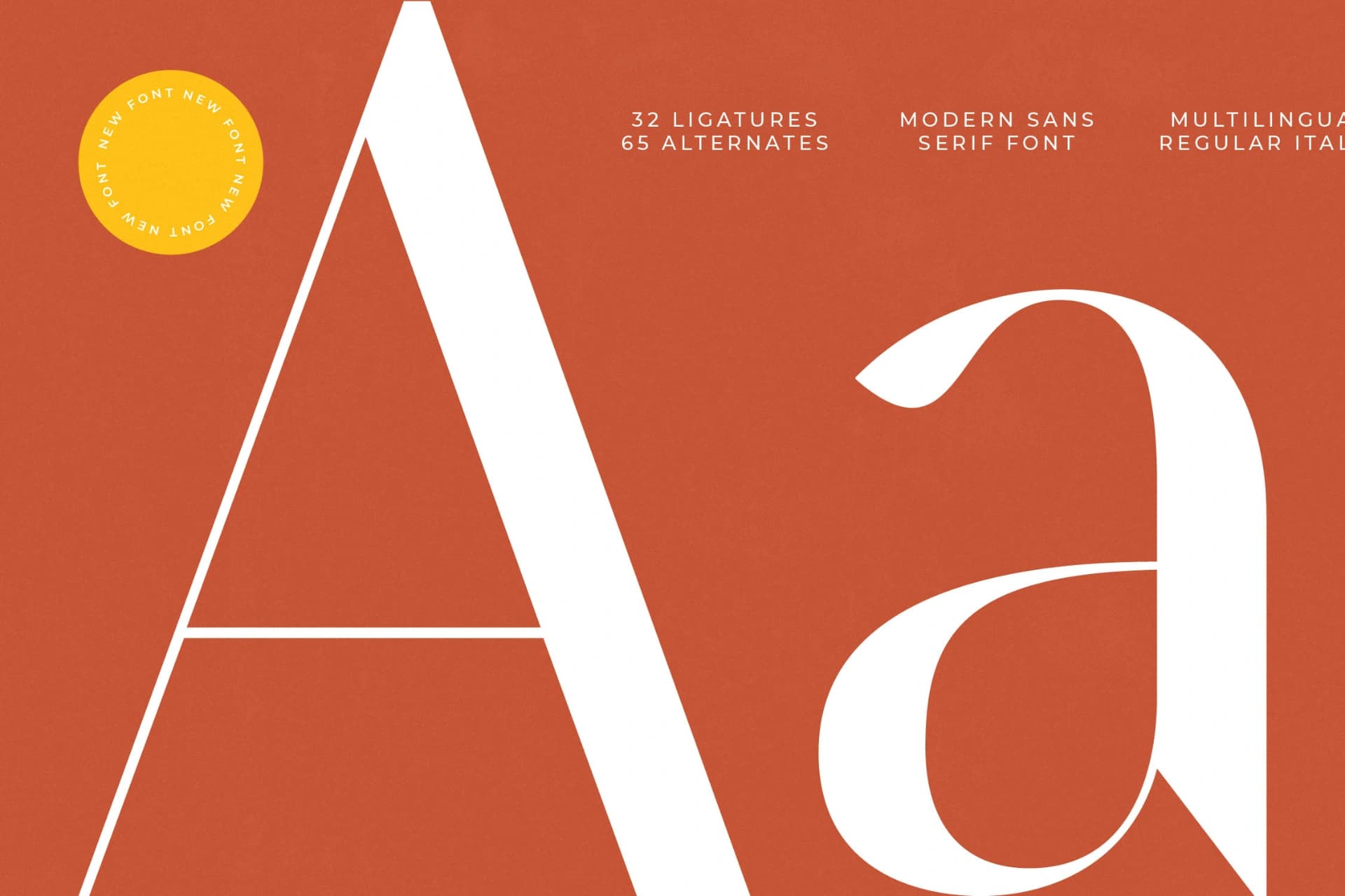 Preview 9 for Muteds Starlit - Modern Sans Serif Font