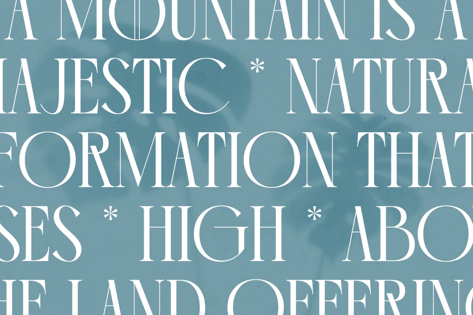 Preview 7 for Comela Barier - Ligature Typeface Font