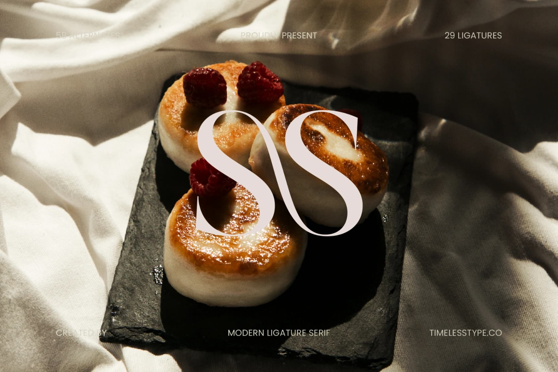 Preview 2 for Rosse Merona - Modern Ligature Serif Font
