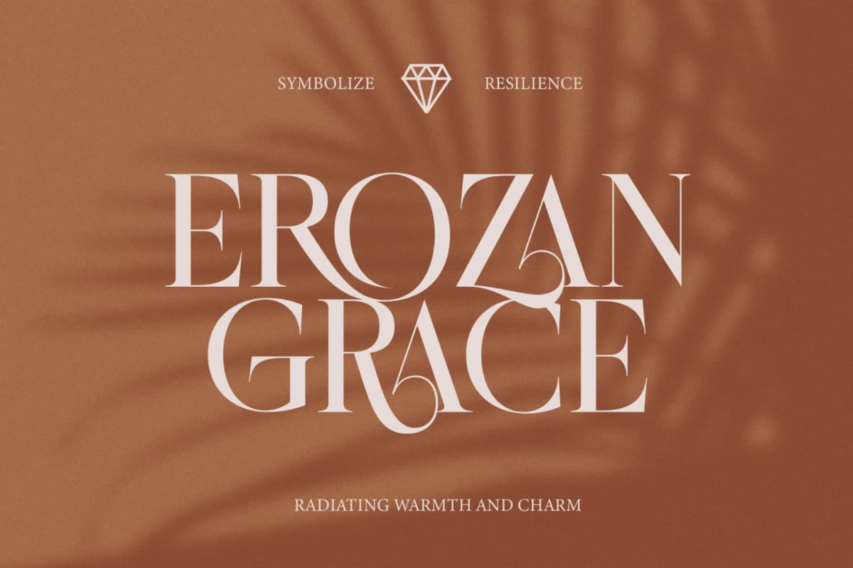 Rosse Merona - Modern Ligature Serif Font font preview 7