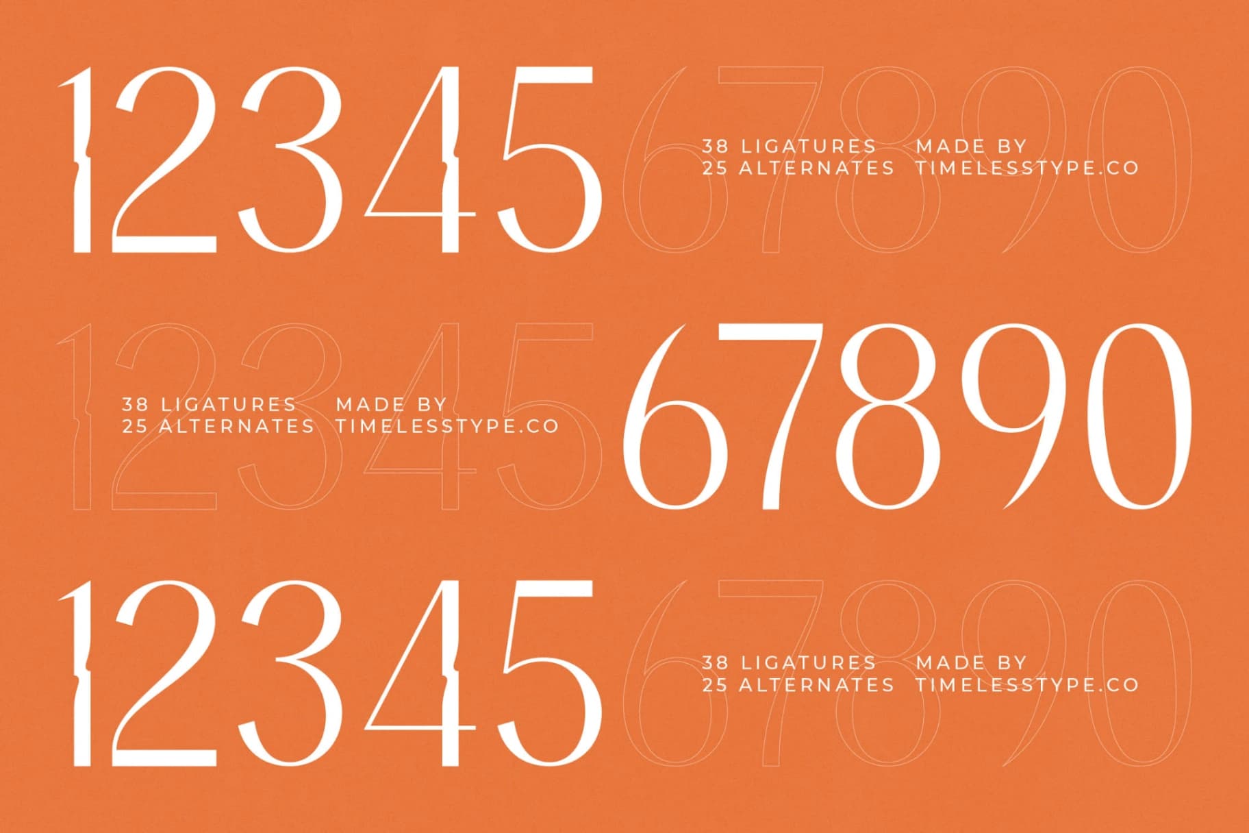 Preview 14 for Bemgola - Modern Display Font