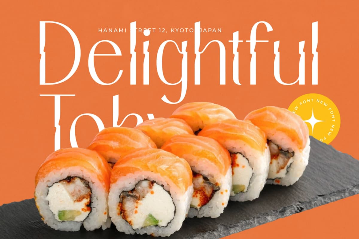Bemgola - Modern Display Font font preview 8