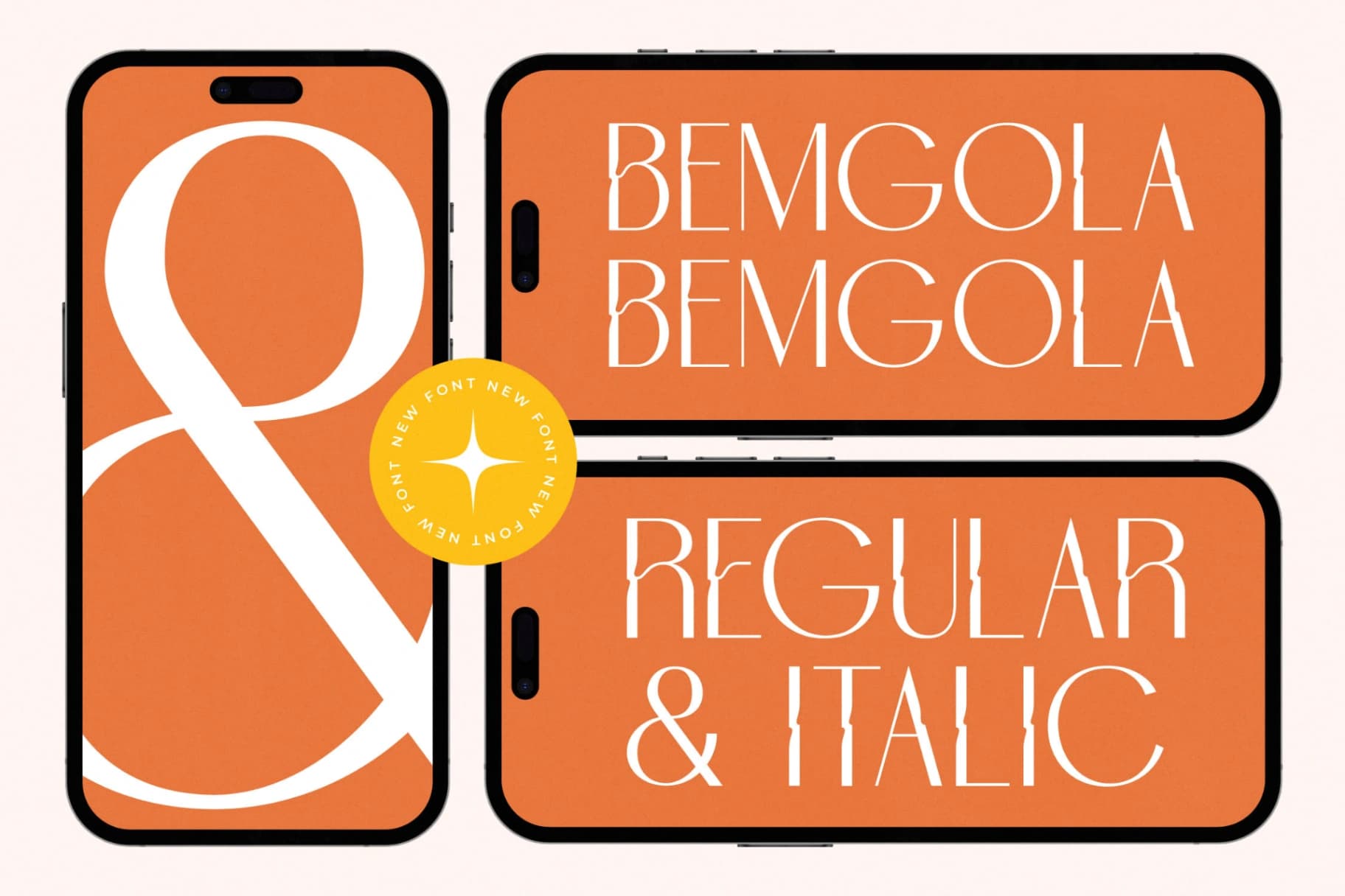 Preview 9 for Bemgola - Modern Display Font