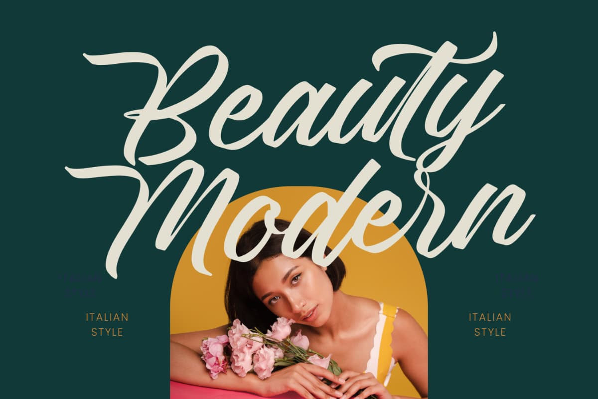 Rustical Banley – Modern Script Font font preview 3