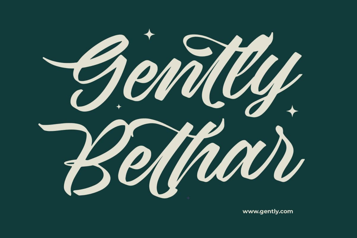 Rustical Banley – Modern Script Font font preview 9
