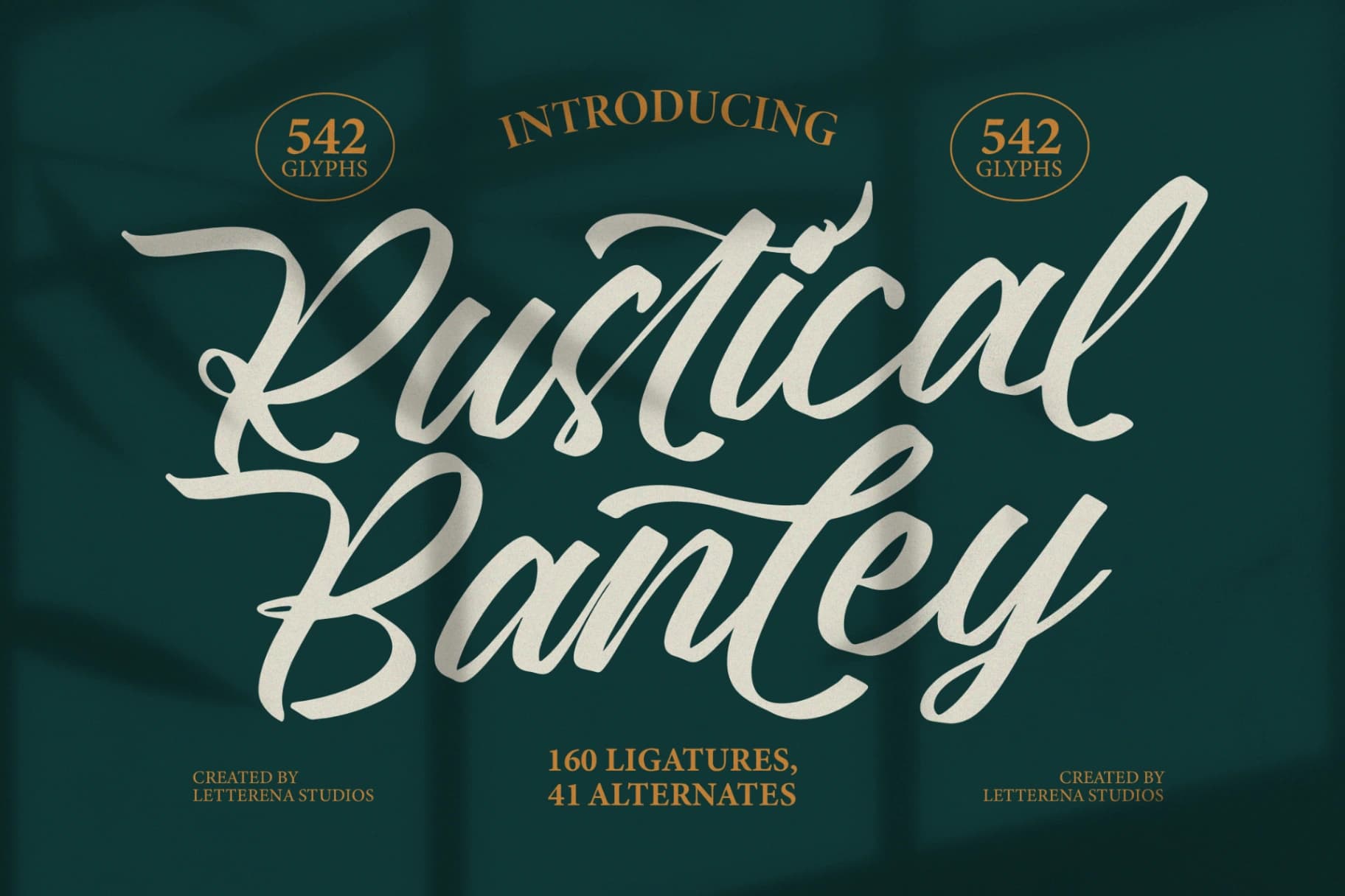 Preview of Rustical Banley – Modern Script Font font