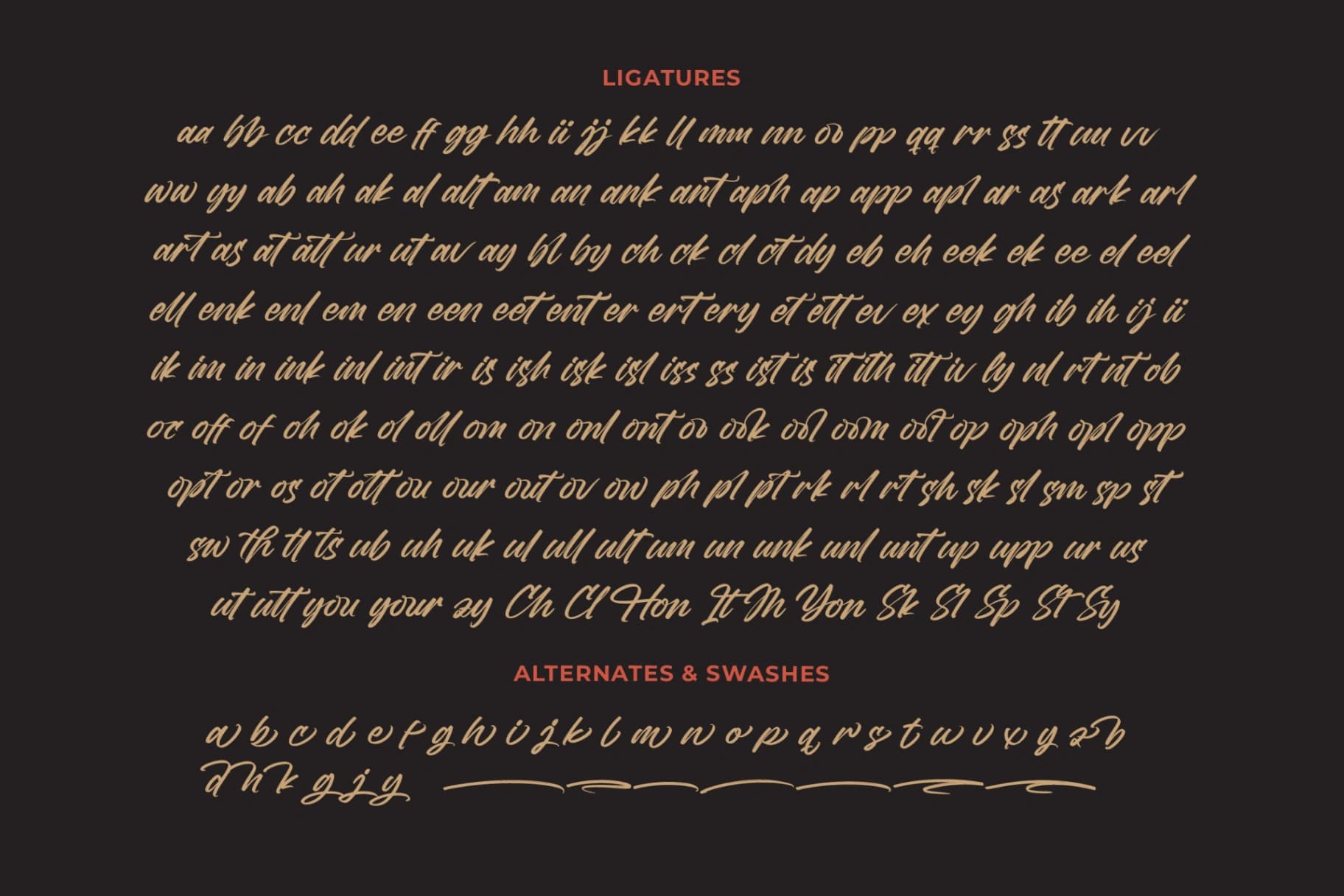 Preview 19 for Vintage Bilbesto - Modern Brush Font