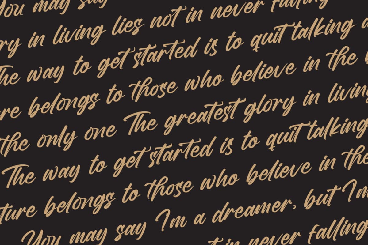 Vintage Bilbesto - Modern Brush Font font preview 17