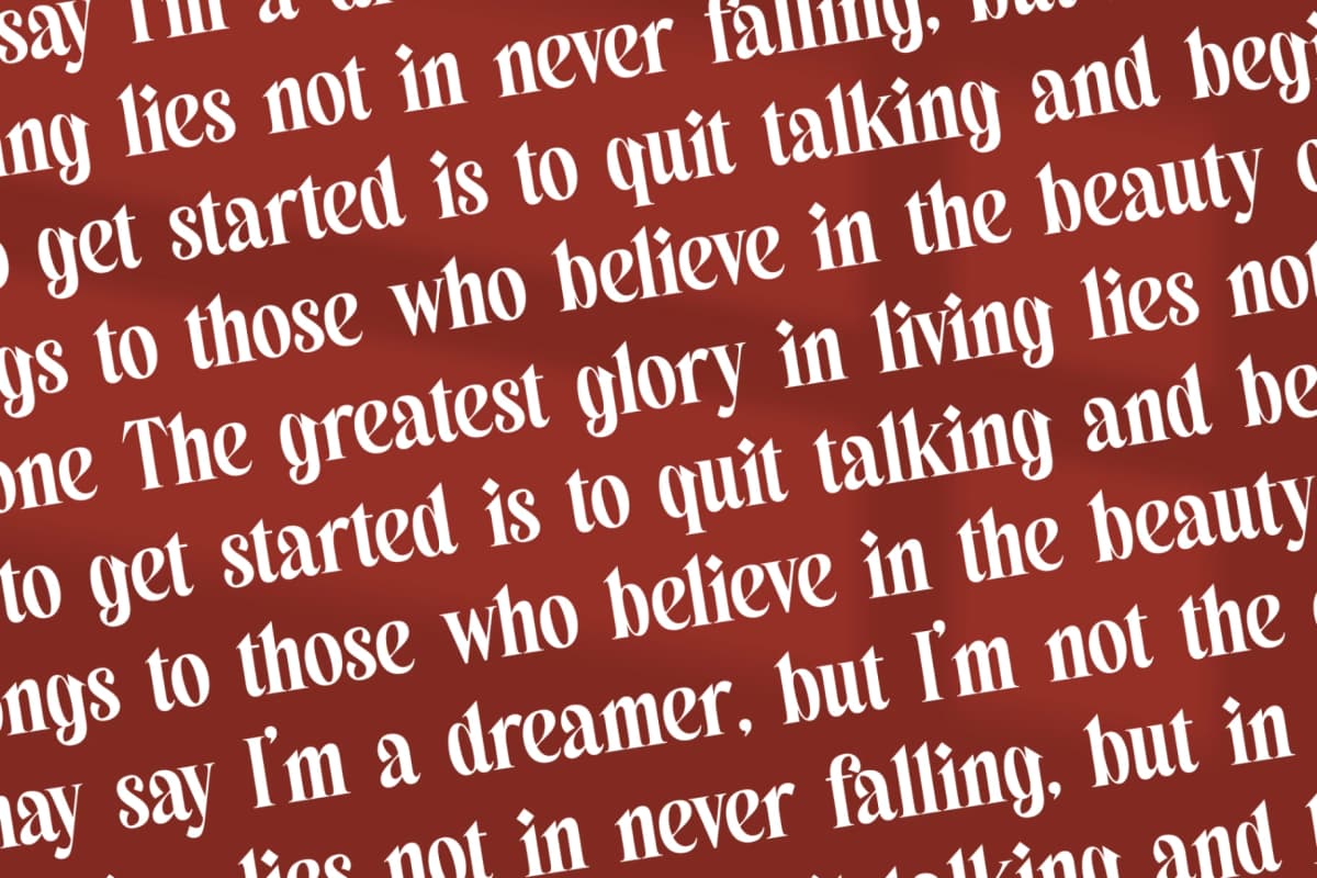 Preview 17 for Belagu - Modern Display Serif Font