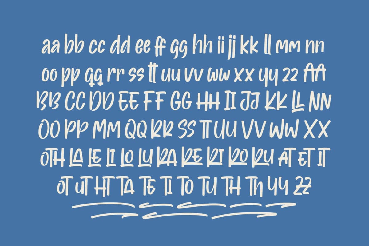 Preview 14 for Smooth Dreams – Sticky Notes Font