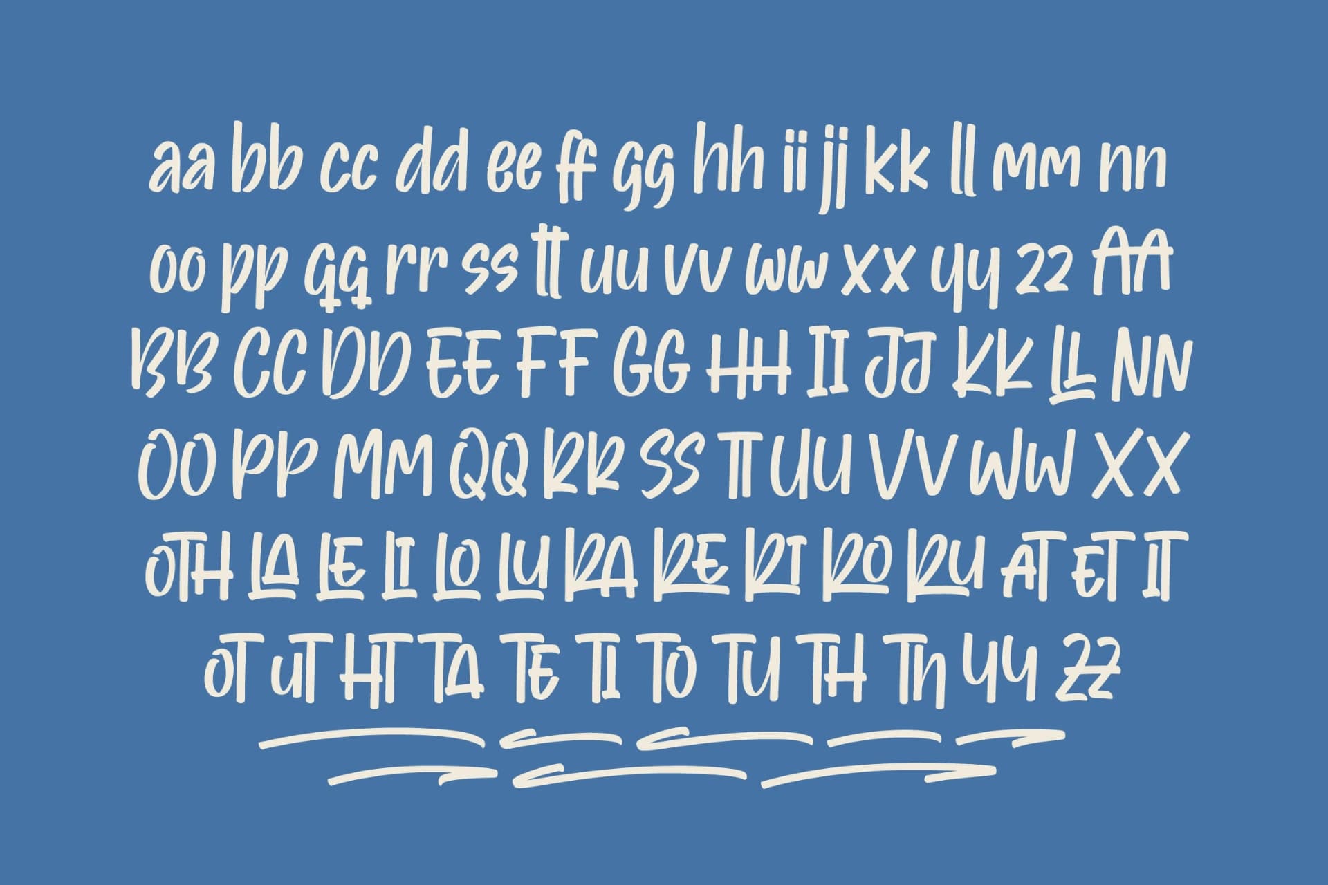 Preview 14 for Smooth Dreams – Sticky Notes Font