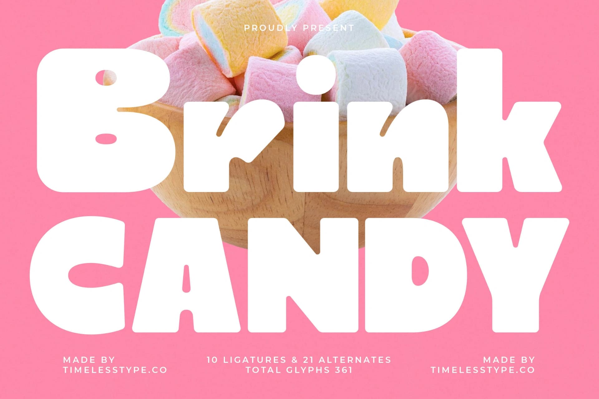 Preview of Brink Candy - Bold Display Font font