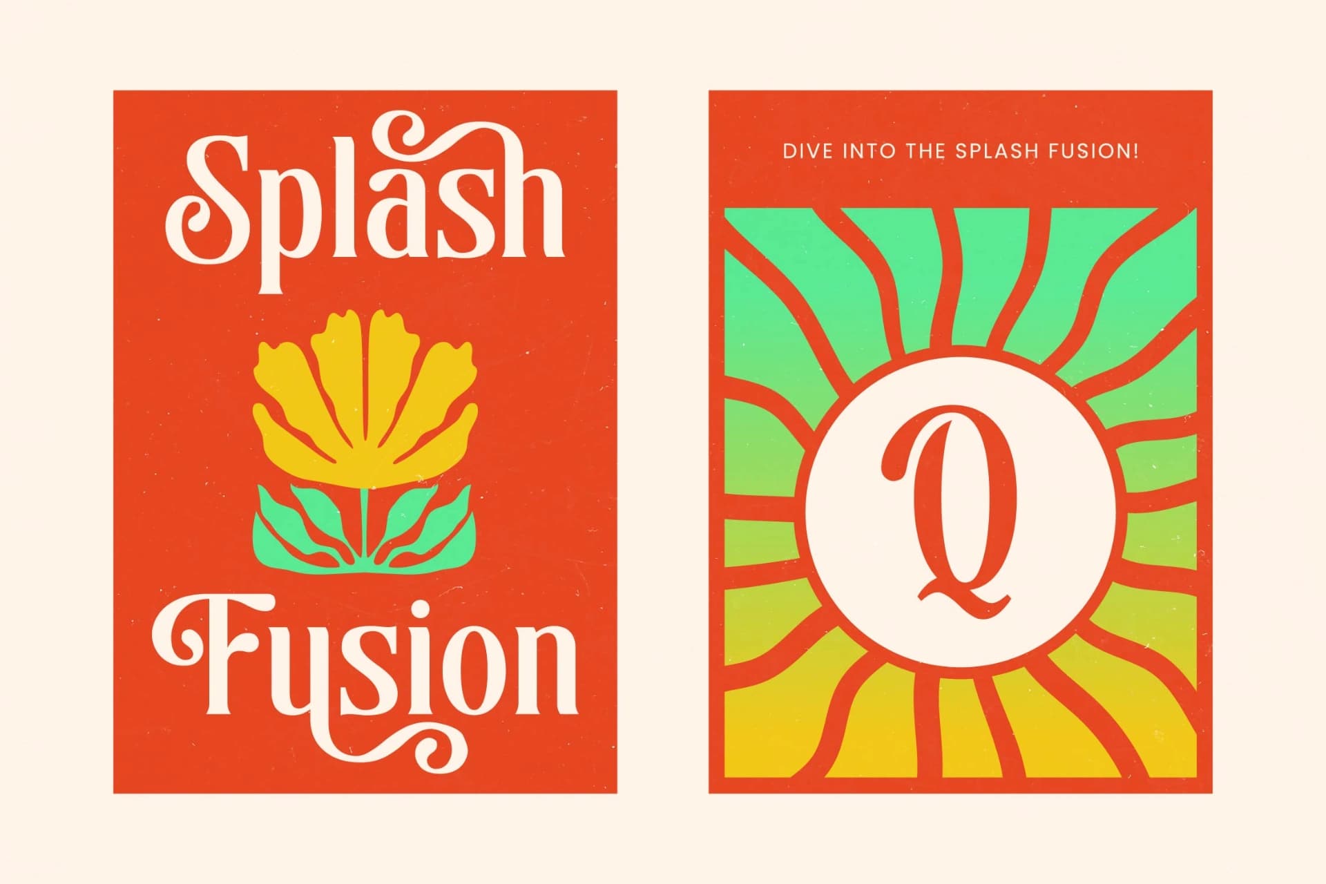 Preview 4 for Sunkis Display - Groovy Serif Display Font