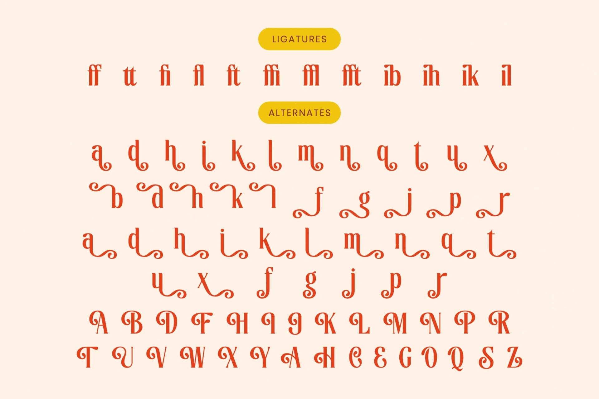Preview 19 for Sunkis Display - Groovy Serif Display Font