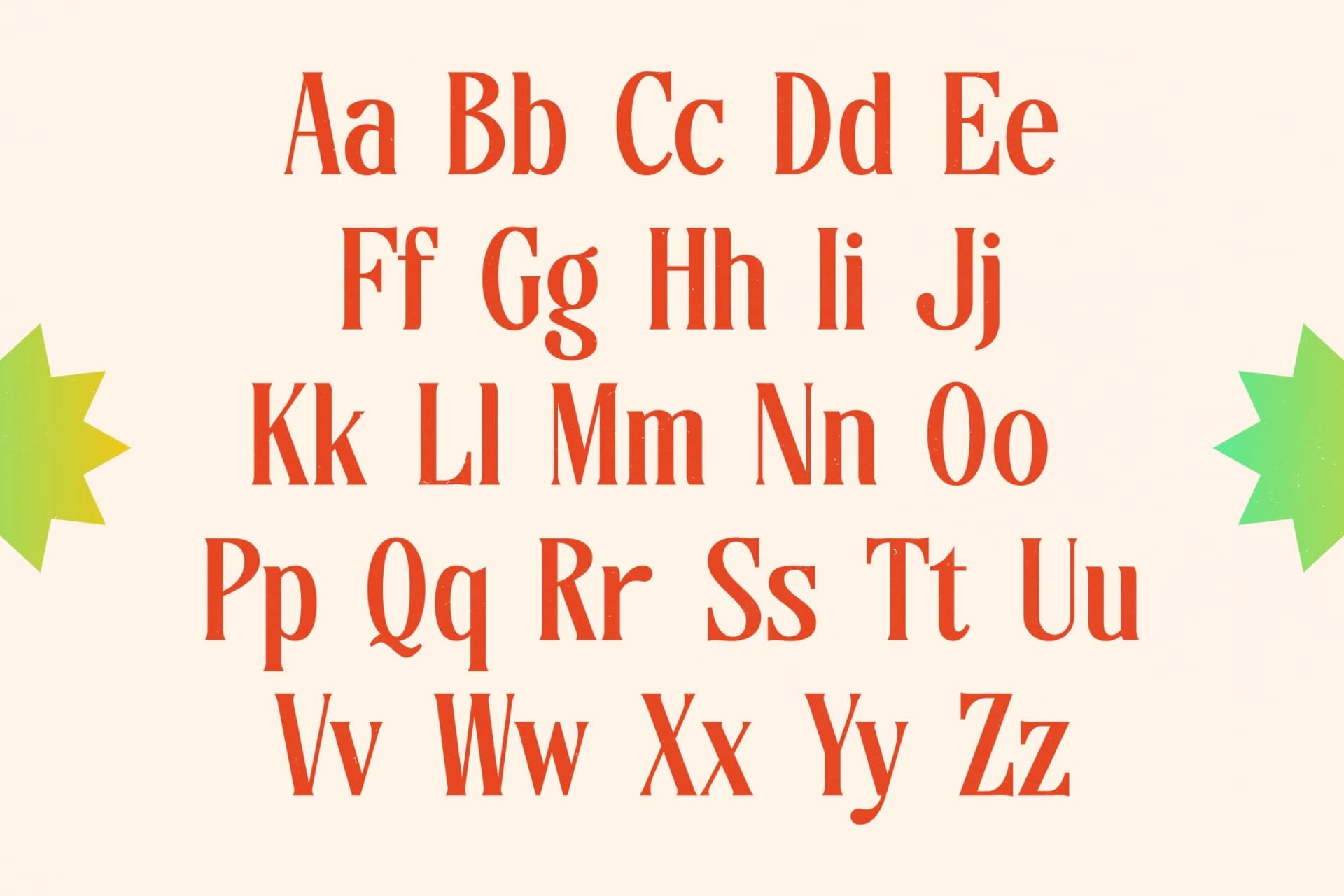 Preview 17 for Sunkis Display - Groovy Serif Display Font
