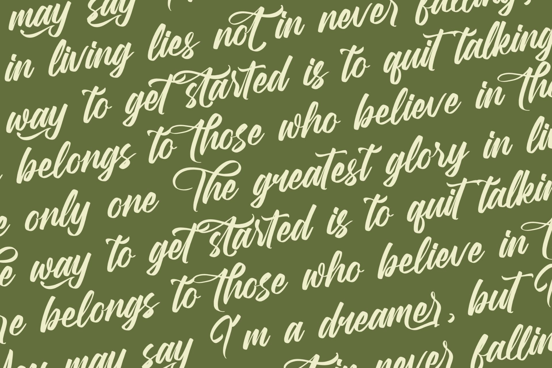Preview 17 for Rushed Elegance - Bold Calligraphy Font