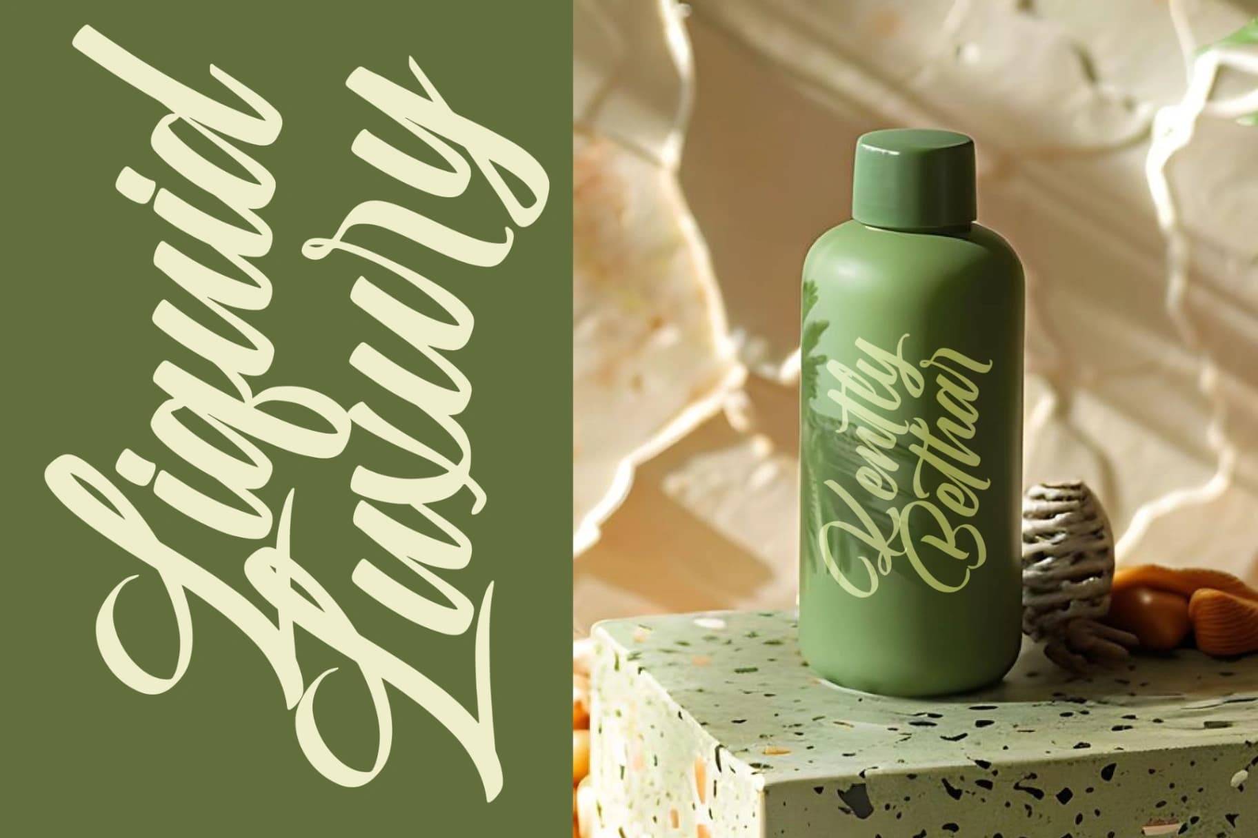 Preview 6 for Rushed Elegance - Bold Calligraphy Font