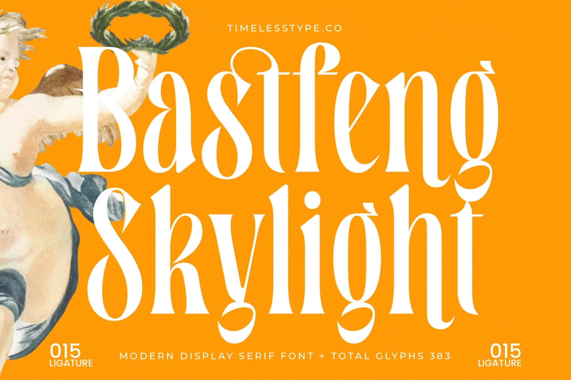 Preview of Bastfeng Skylight - Modern Display Serif Font font