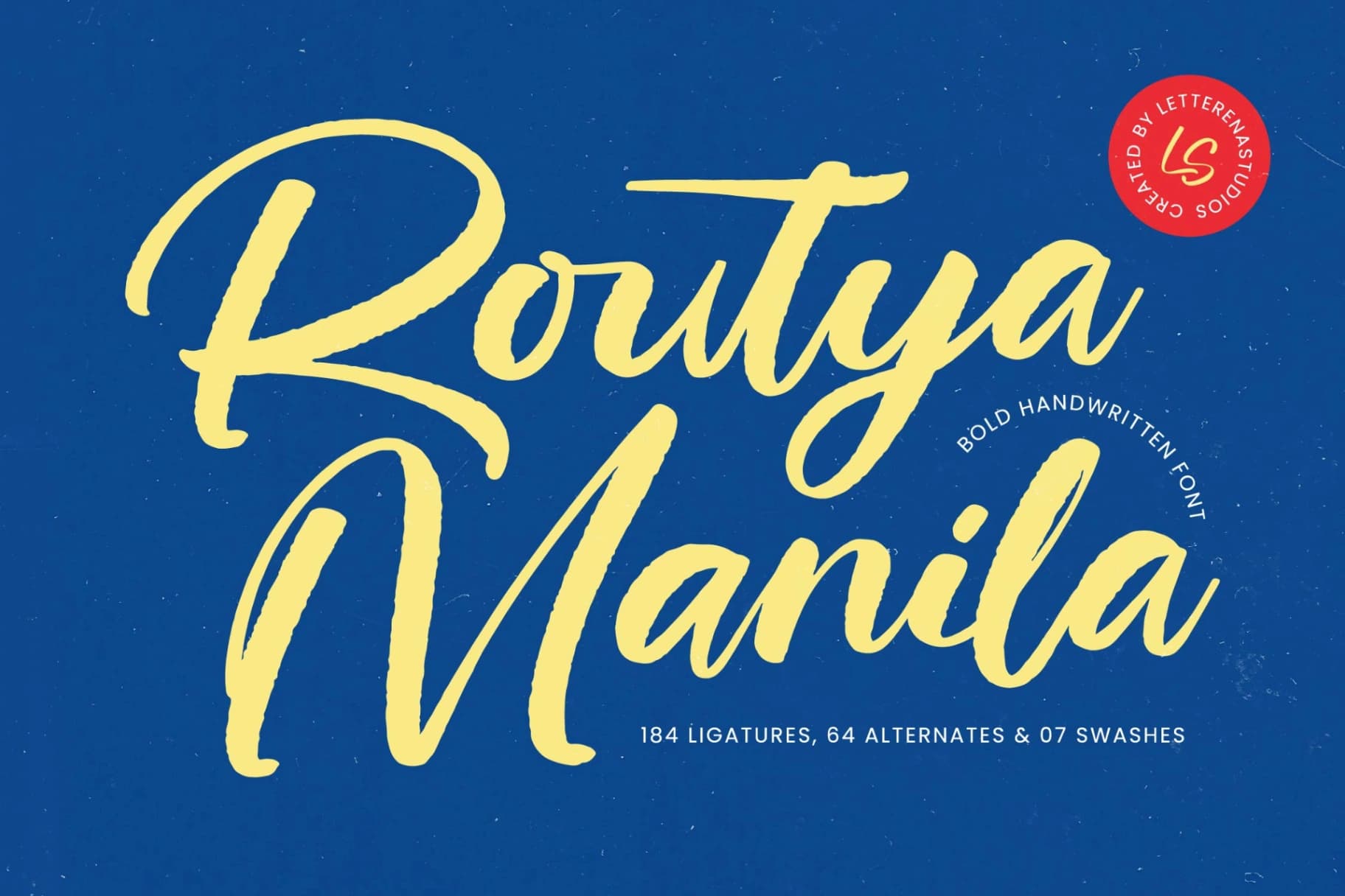 Preview 1 for Routya Manila - Bold Handwritten Font