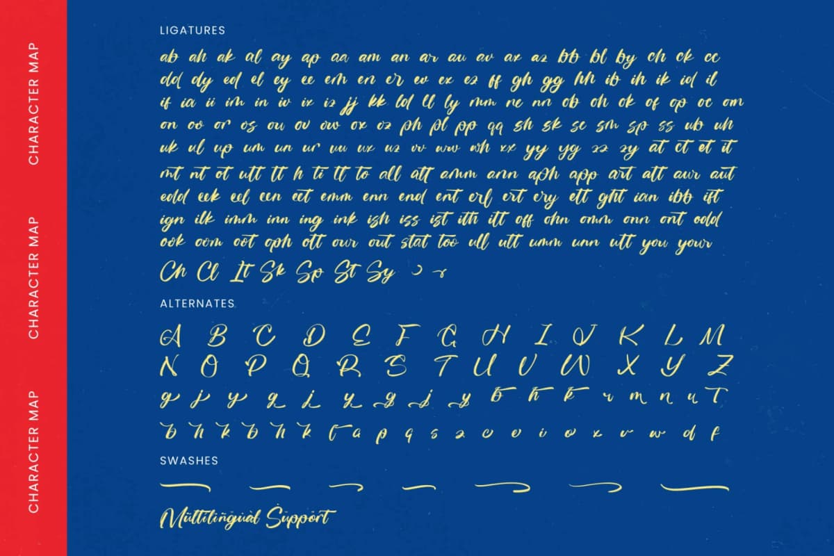 Preview 19 for Routya Manila - Bold Handwritten Font