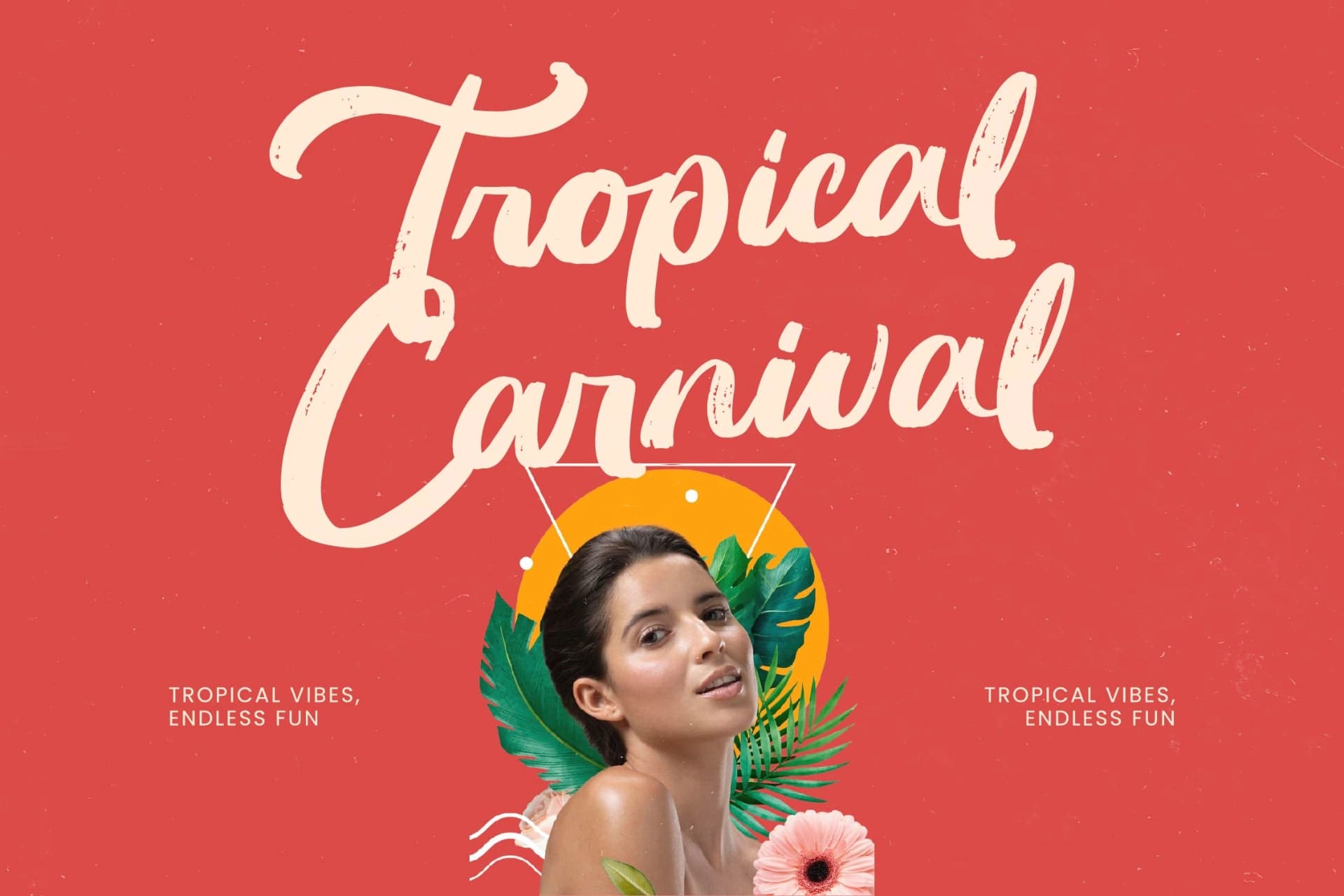 Preview 4 for Huntail Peach - Bold Brush Font