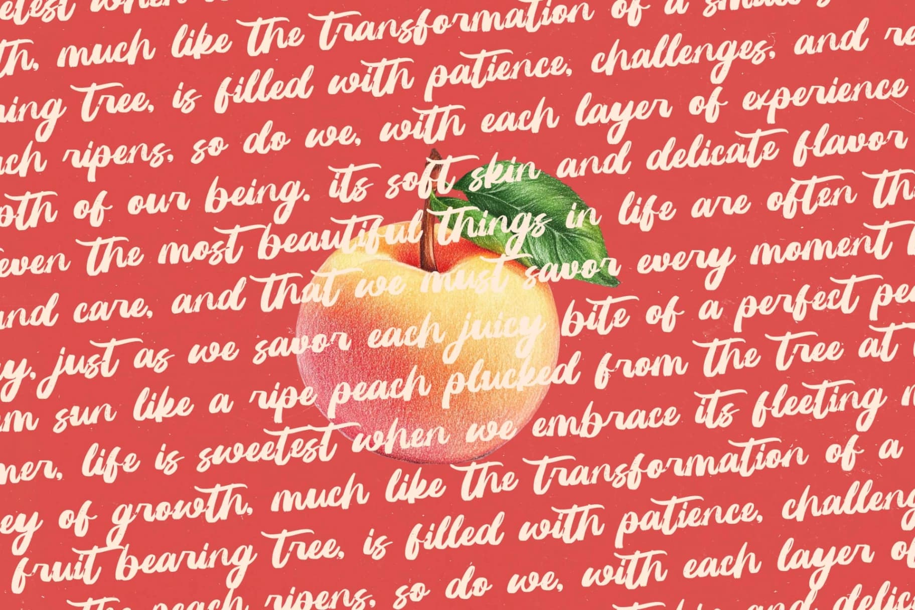 Preview 17 for Huntail Peach - Bold Brush Font