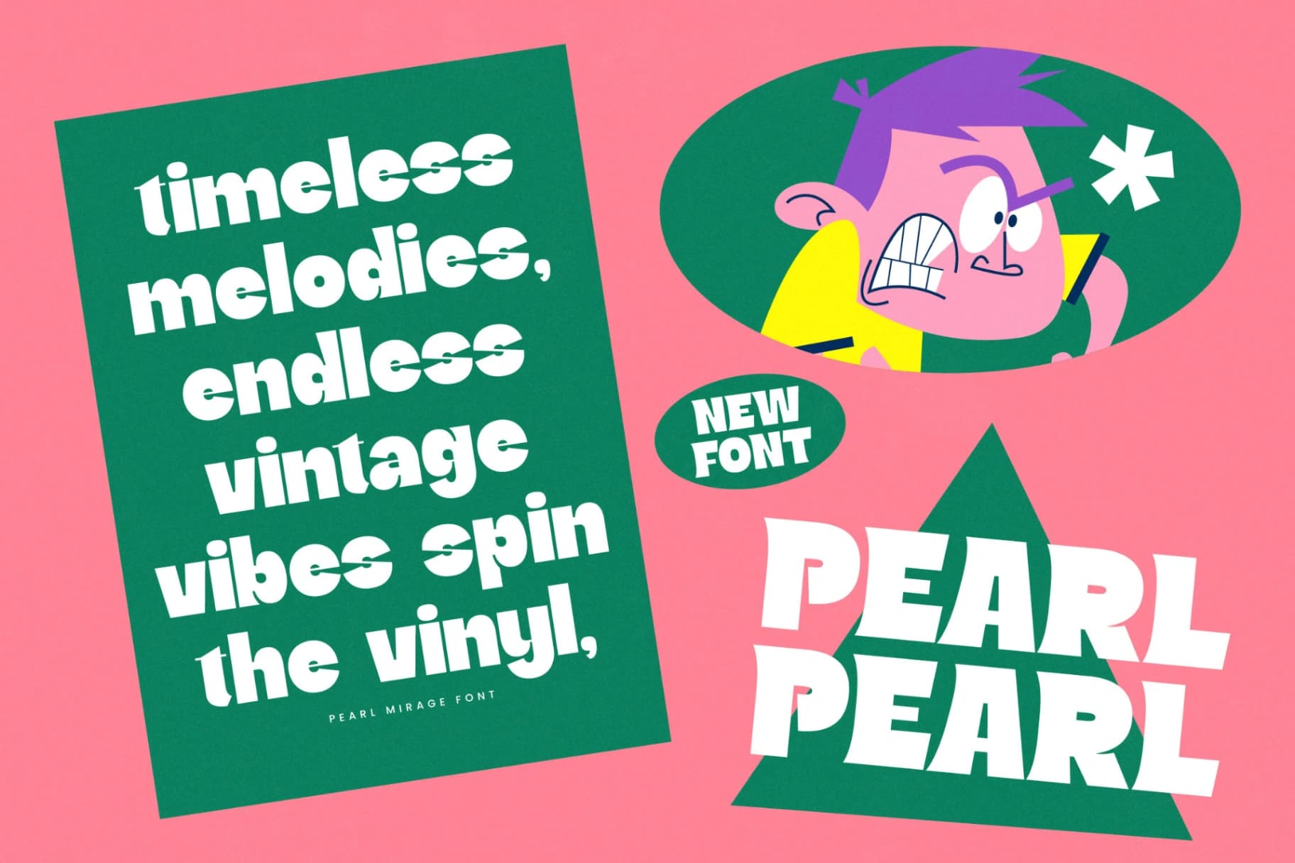 Preview 7 for Pearl Mirage - Modern Display Font