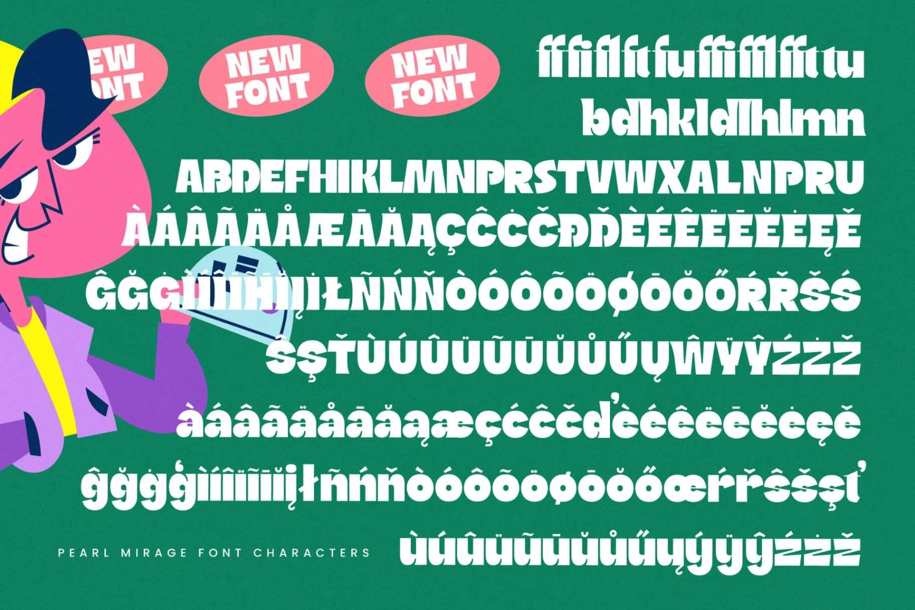 Preview 18 for Pearl Mirage - Modern Display Font
