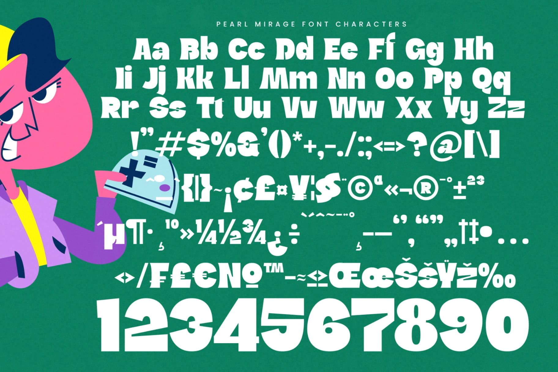 Preview 19 for Pearl Mirage - Modern Display Font